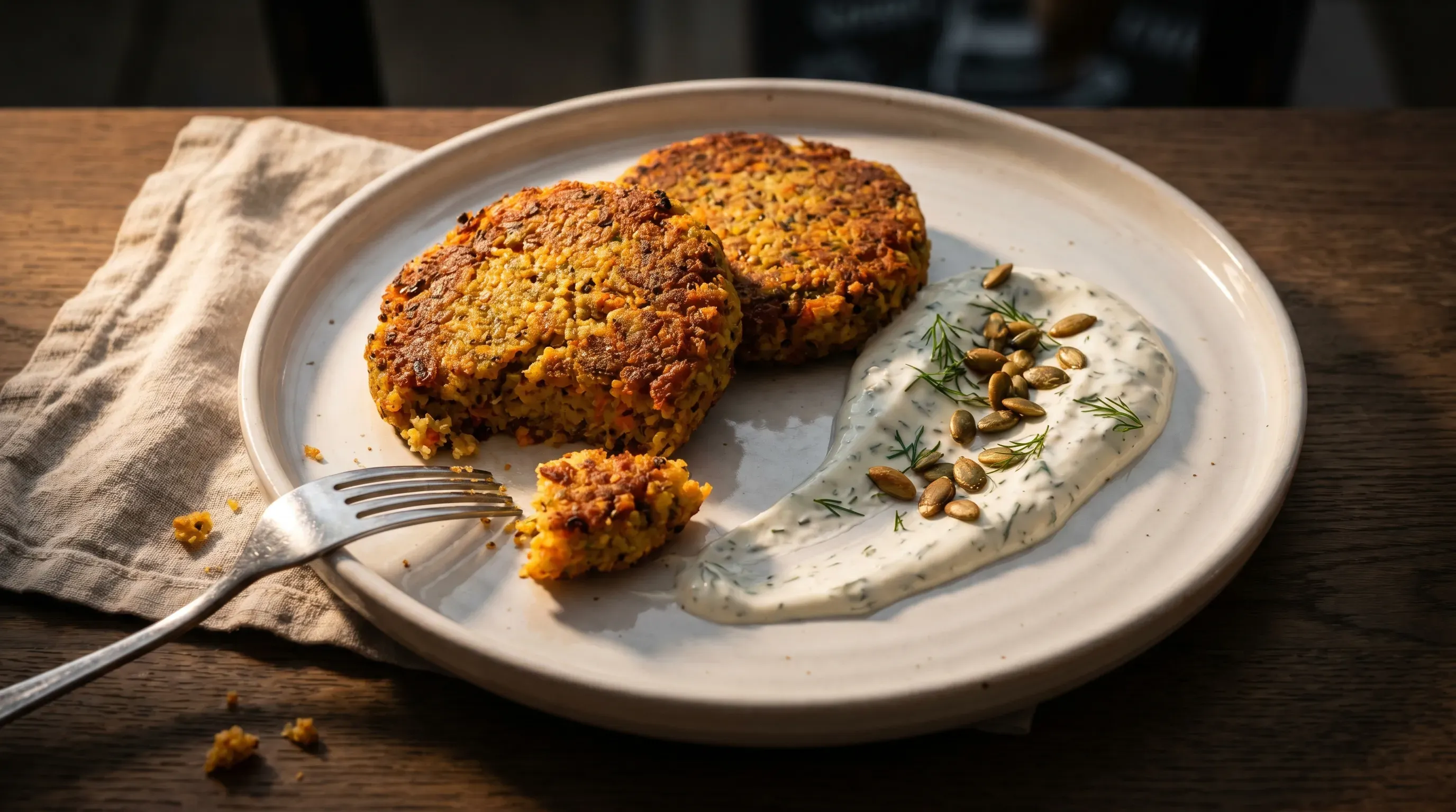 Herzhafte Quinoa-Karotten-Patties