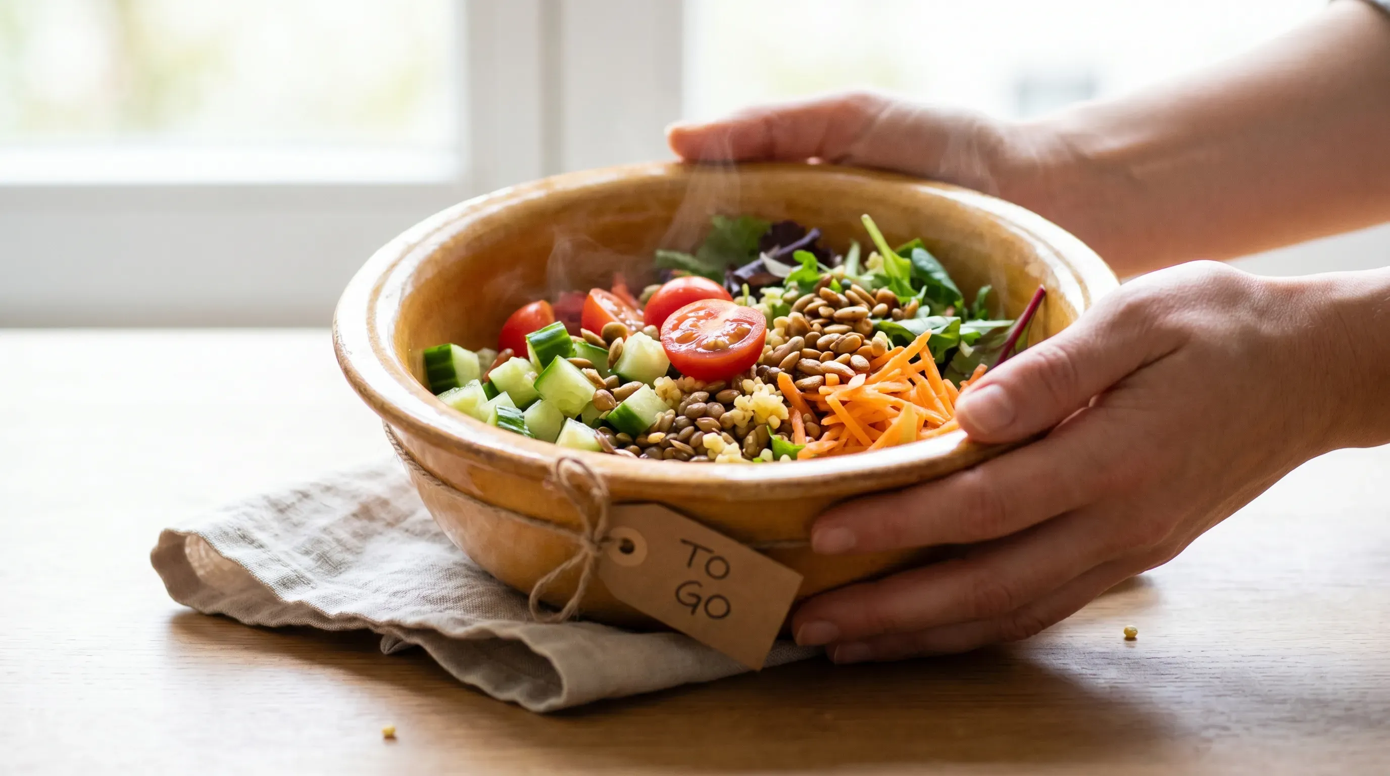Hirse-Linsen-Salat TO GO