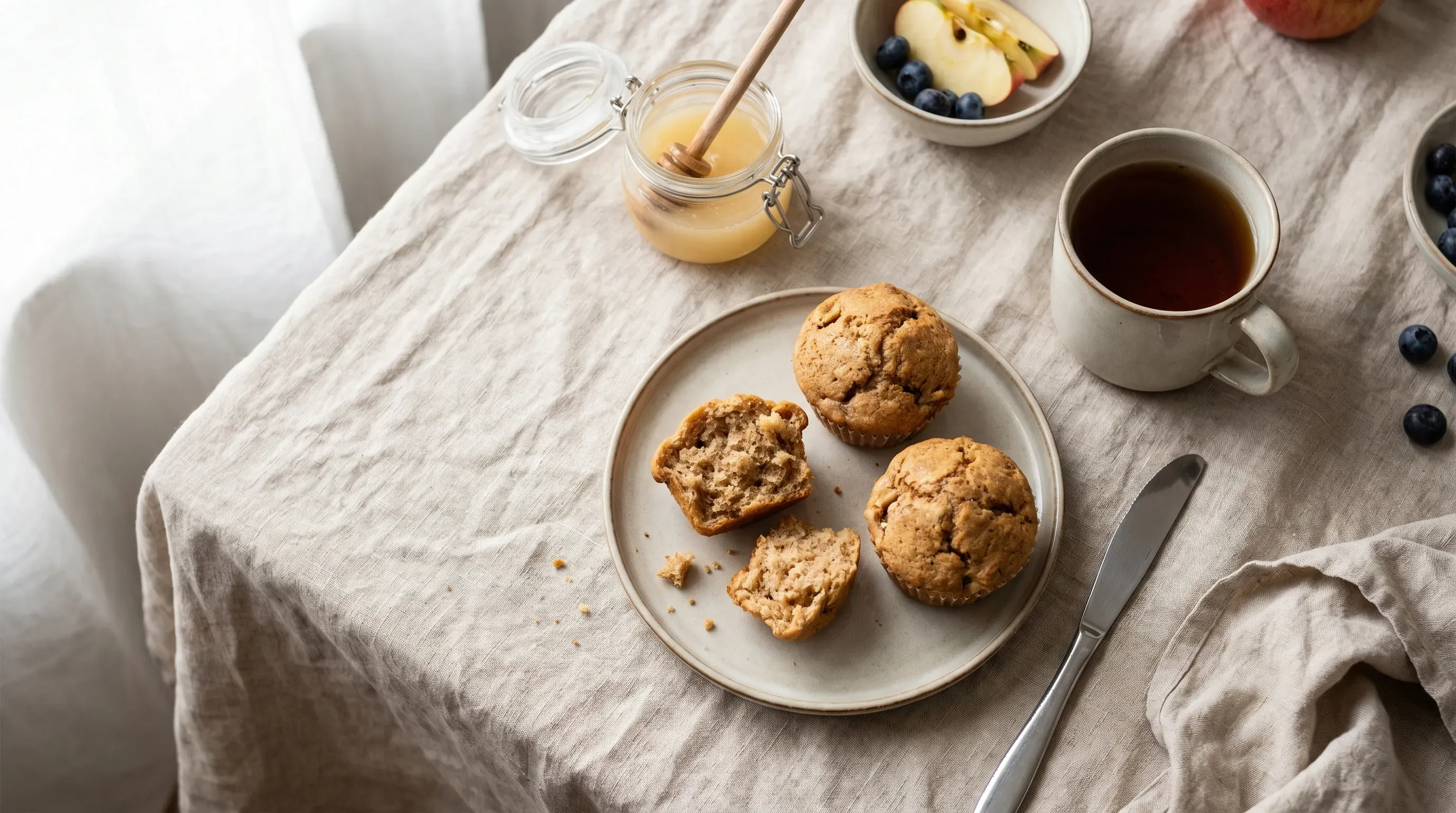 Histaminarme Muffins mit Apfel