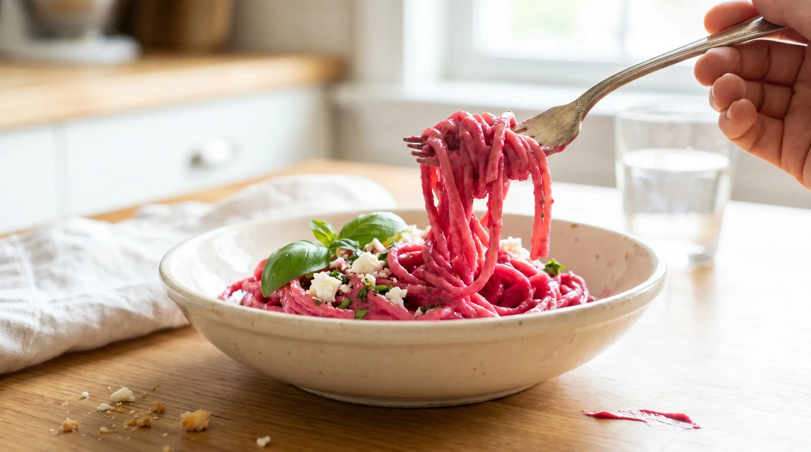 Histaminarme Pinke Pasta