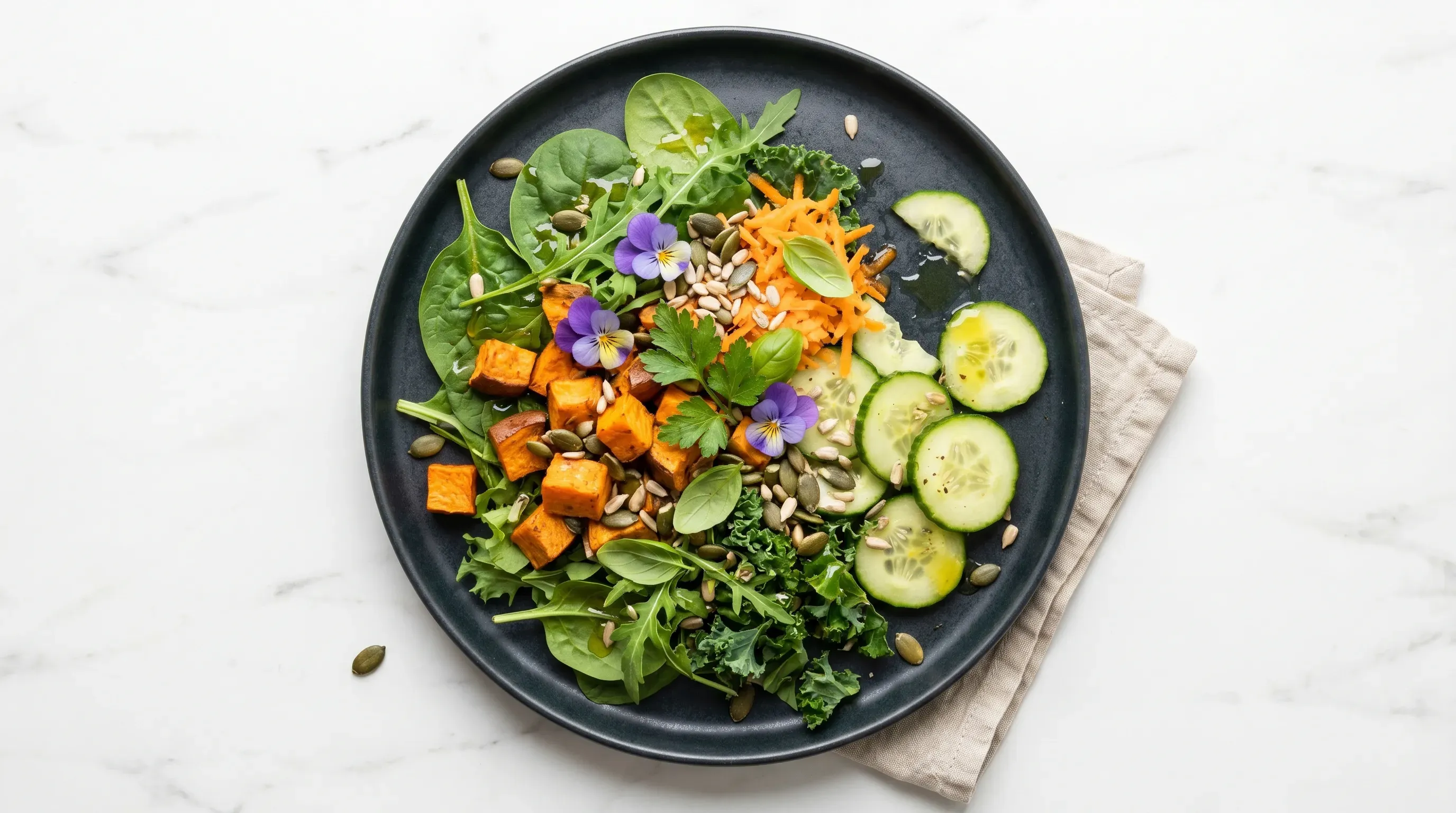Histaminarme Salatbowl