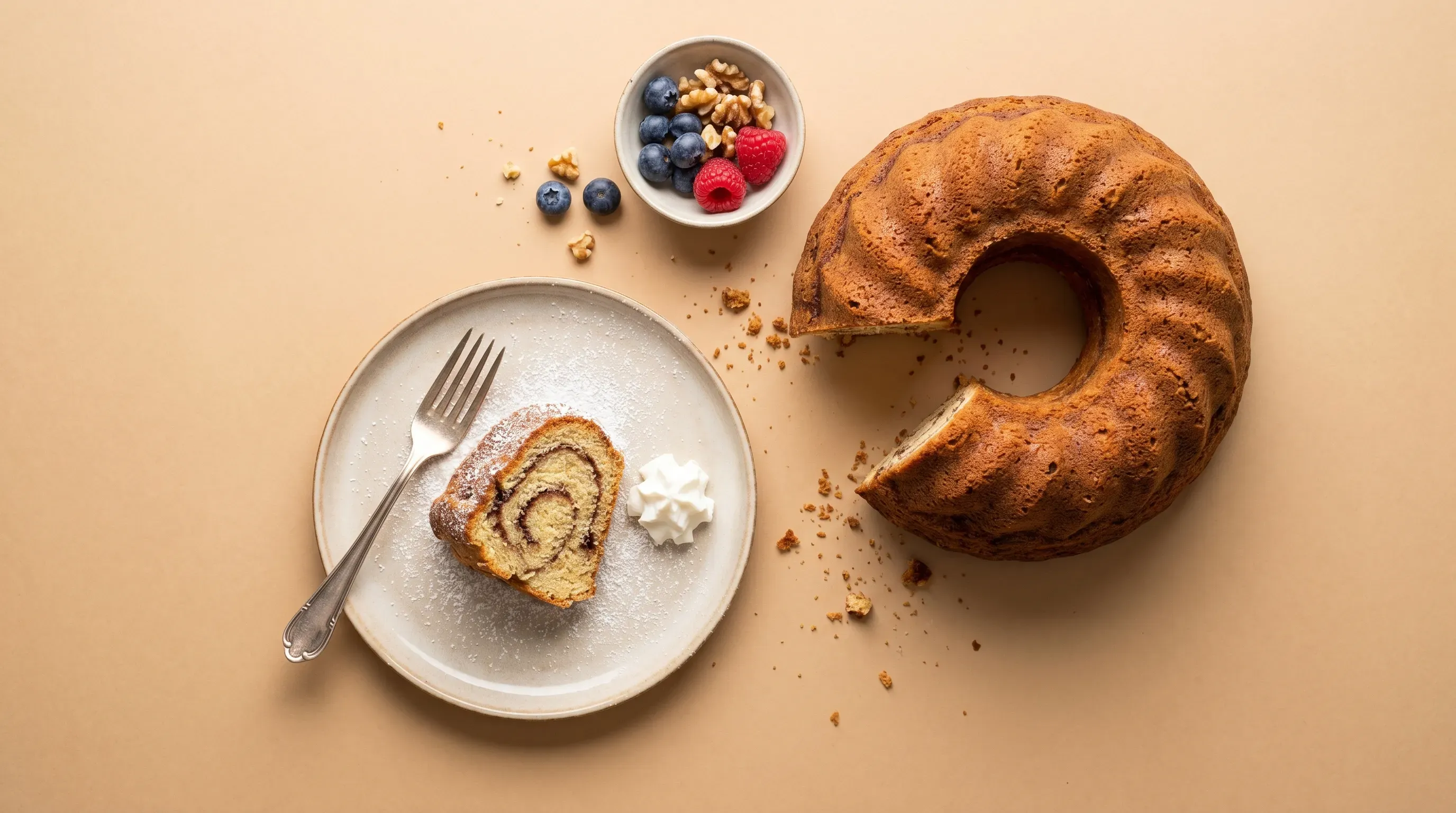 Histaminarmer Cinnamonswirl-Kuchen