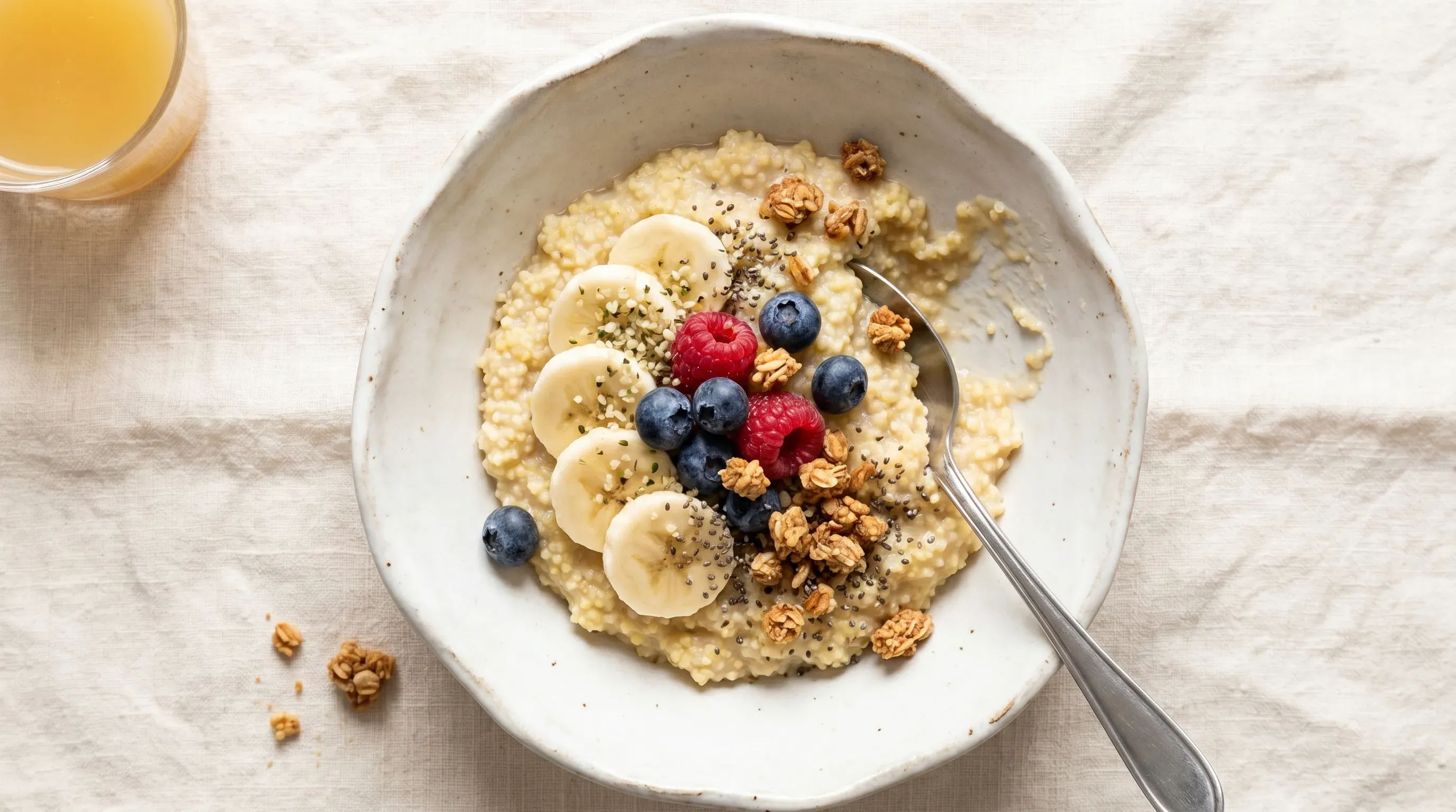 Histaminarmes Hirse-Porridge