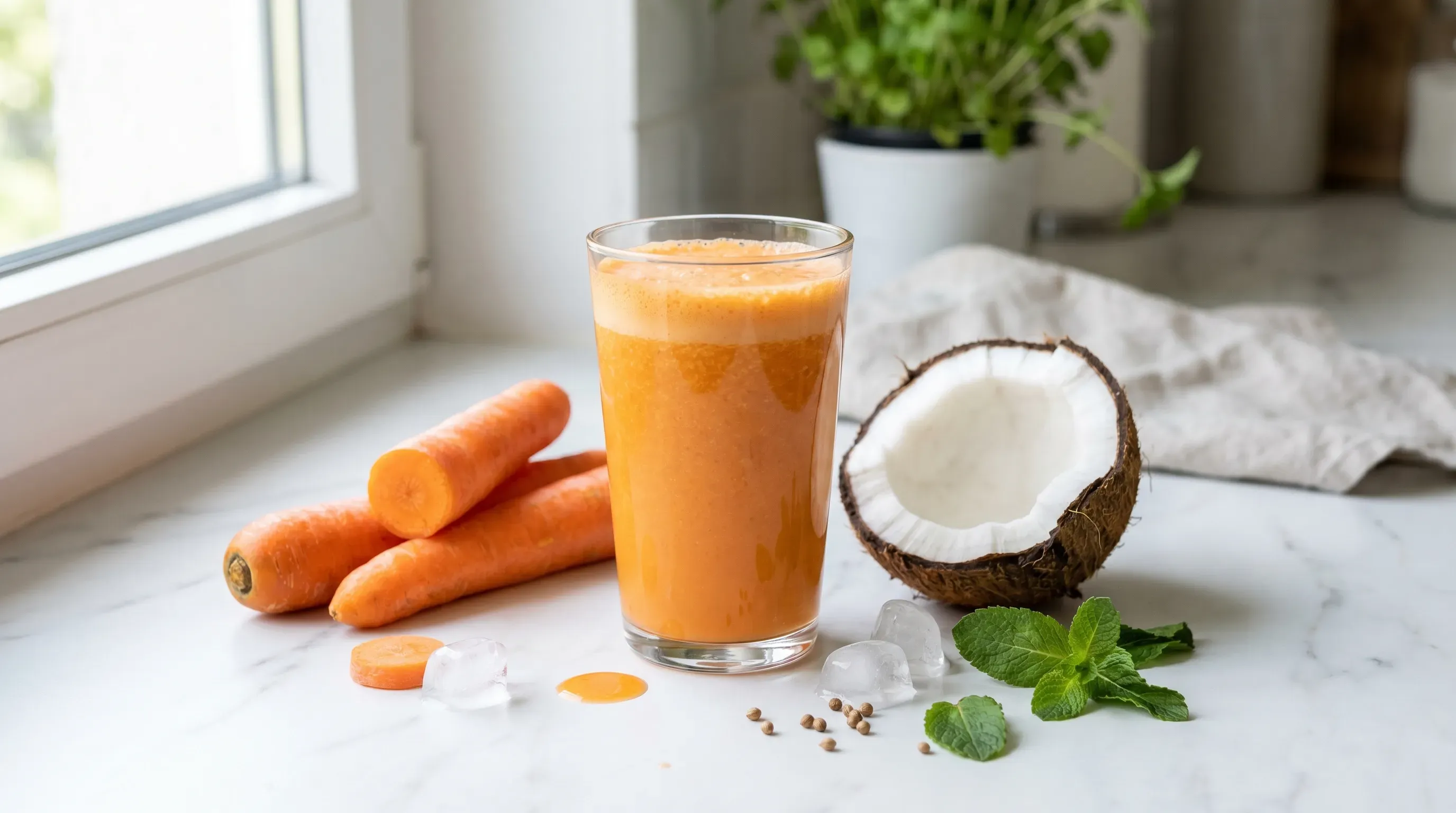 Karotten-Kokos-Smoothie