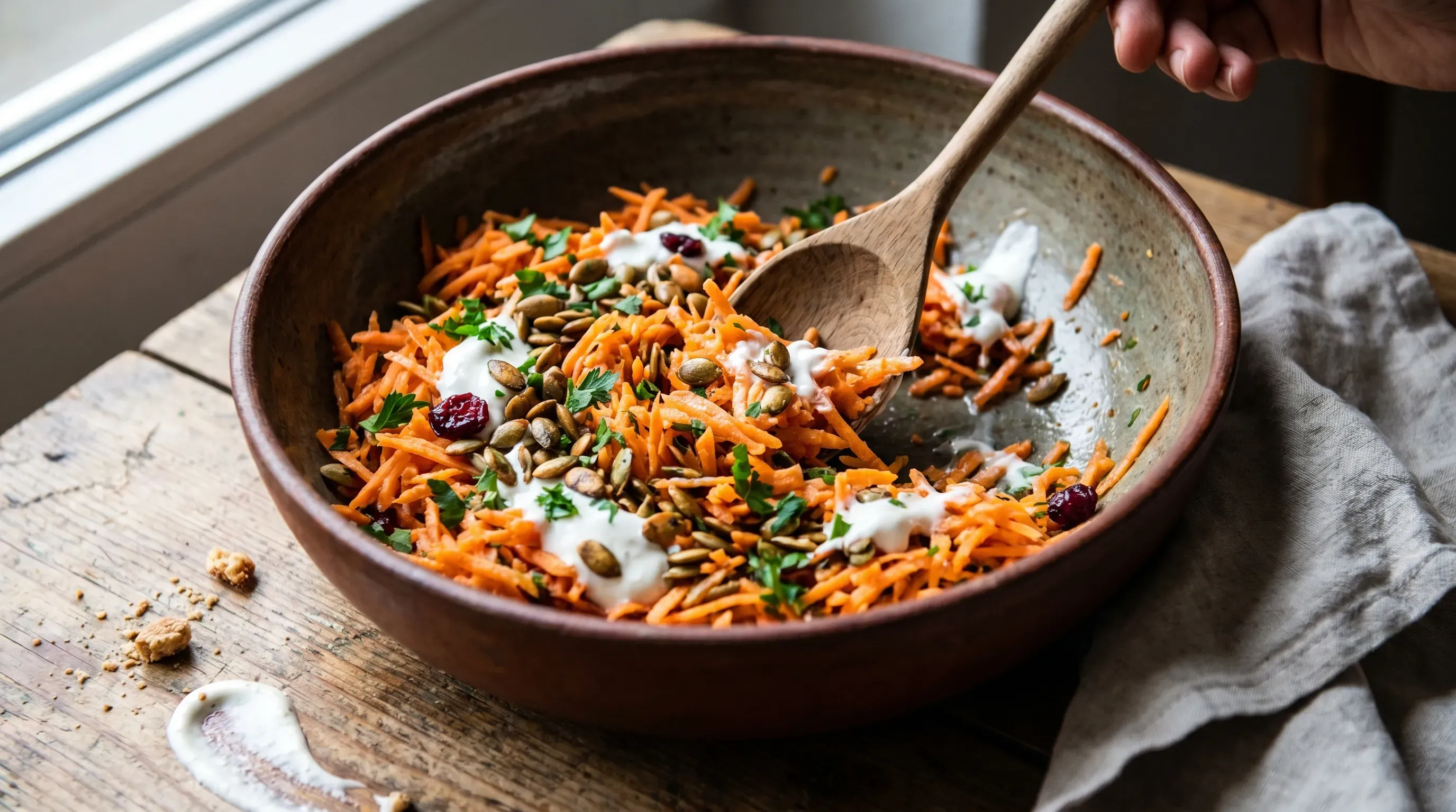 Karotten Salat Bowl