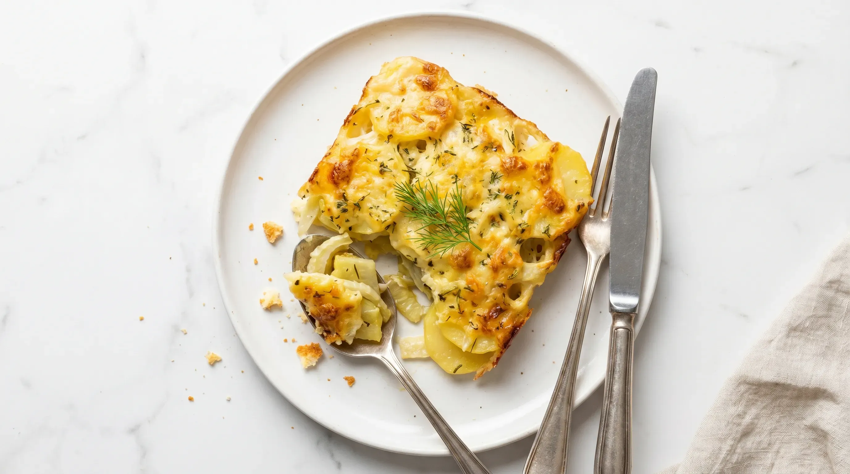 Kartoffel-Fenchel-Gratin