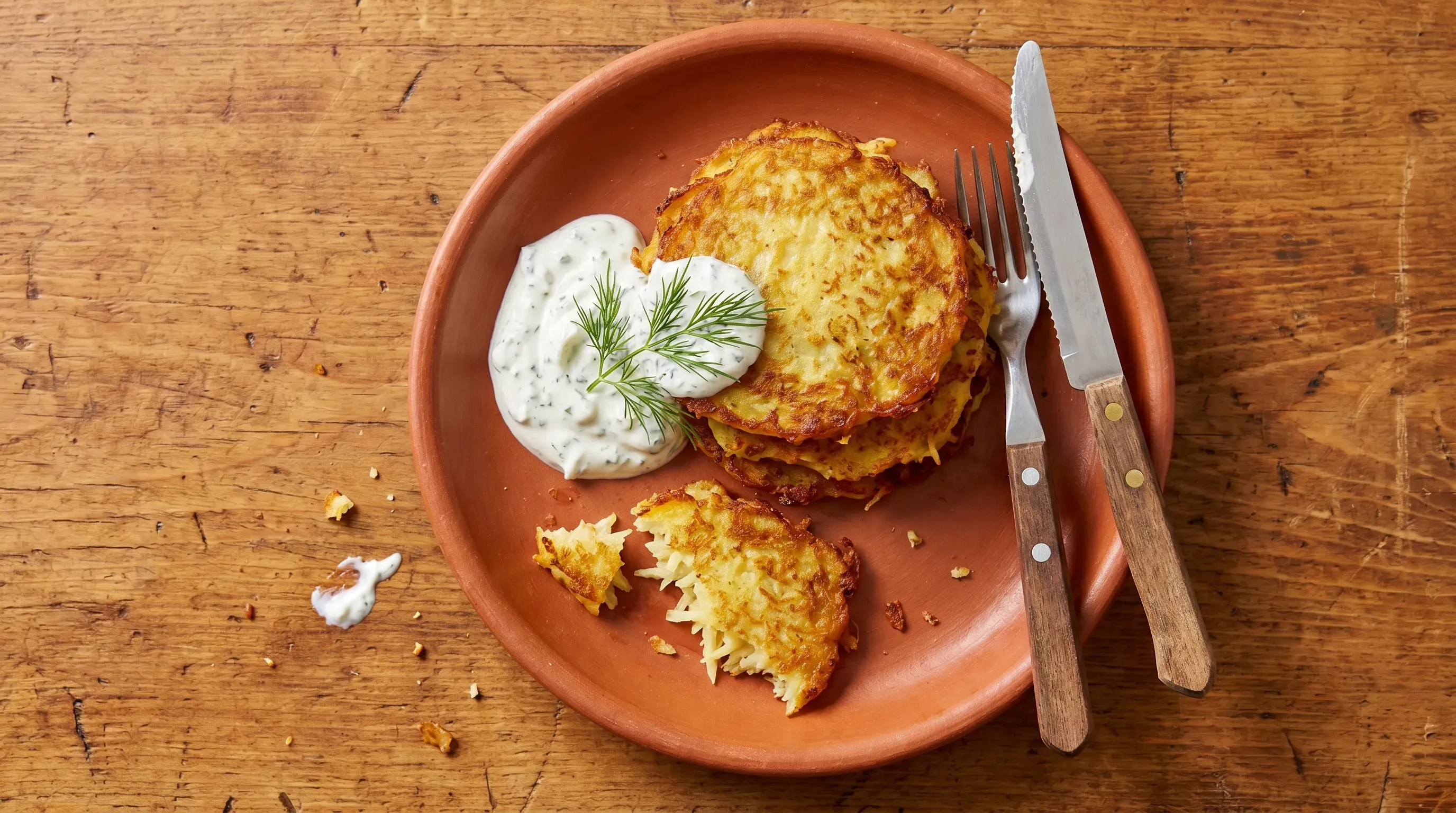 Kartoffelpuffer mit Kräuterquark