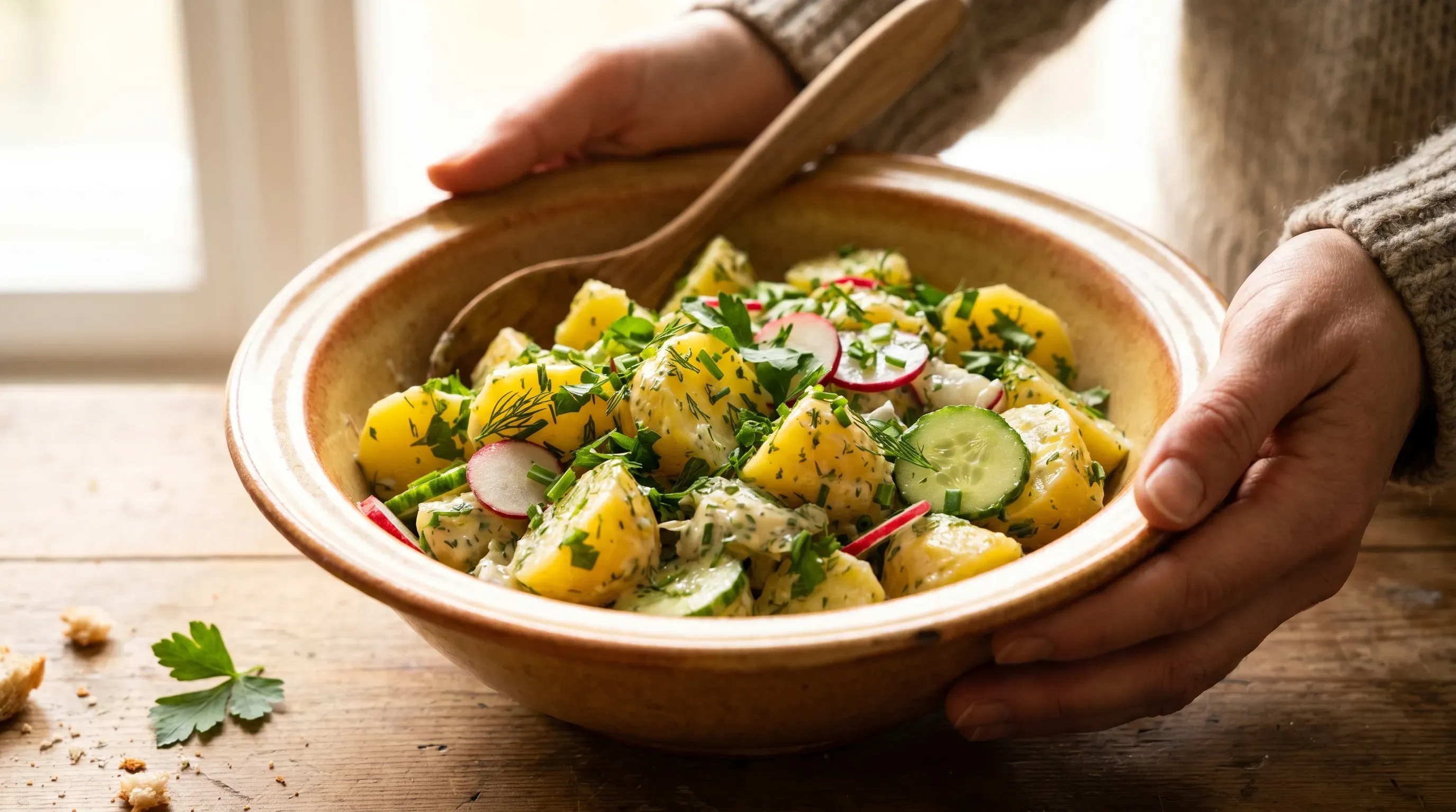 Kartoffelsalat mit Kräutern