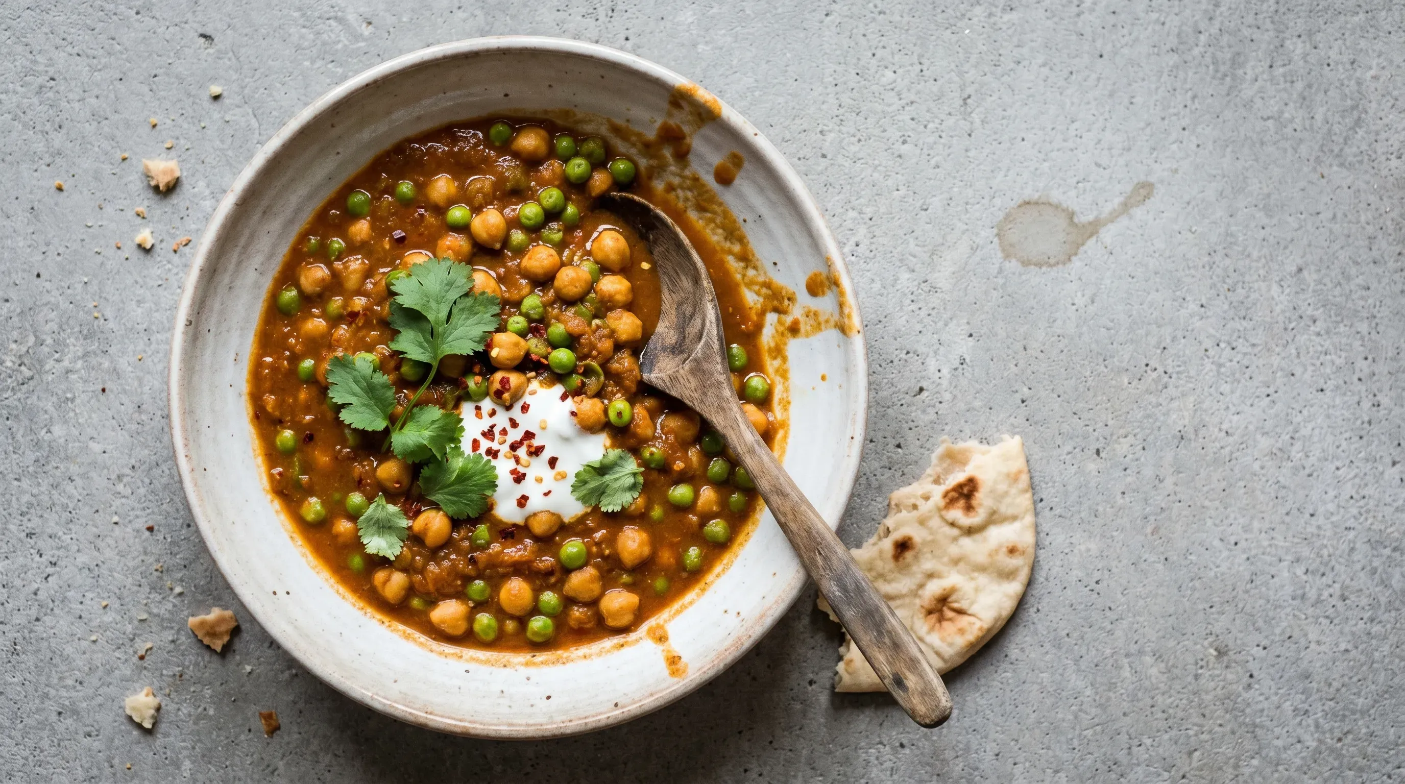 Kichererbsen Erbsen Curry
