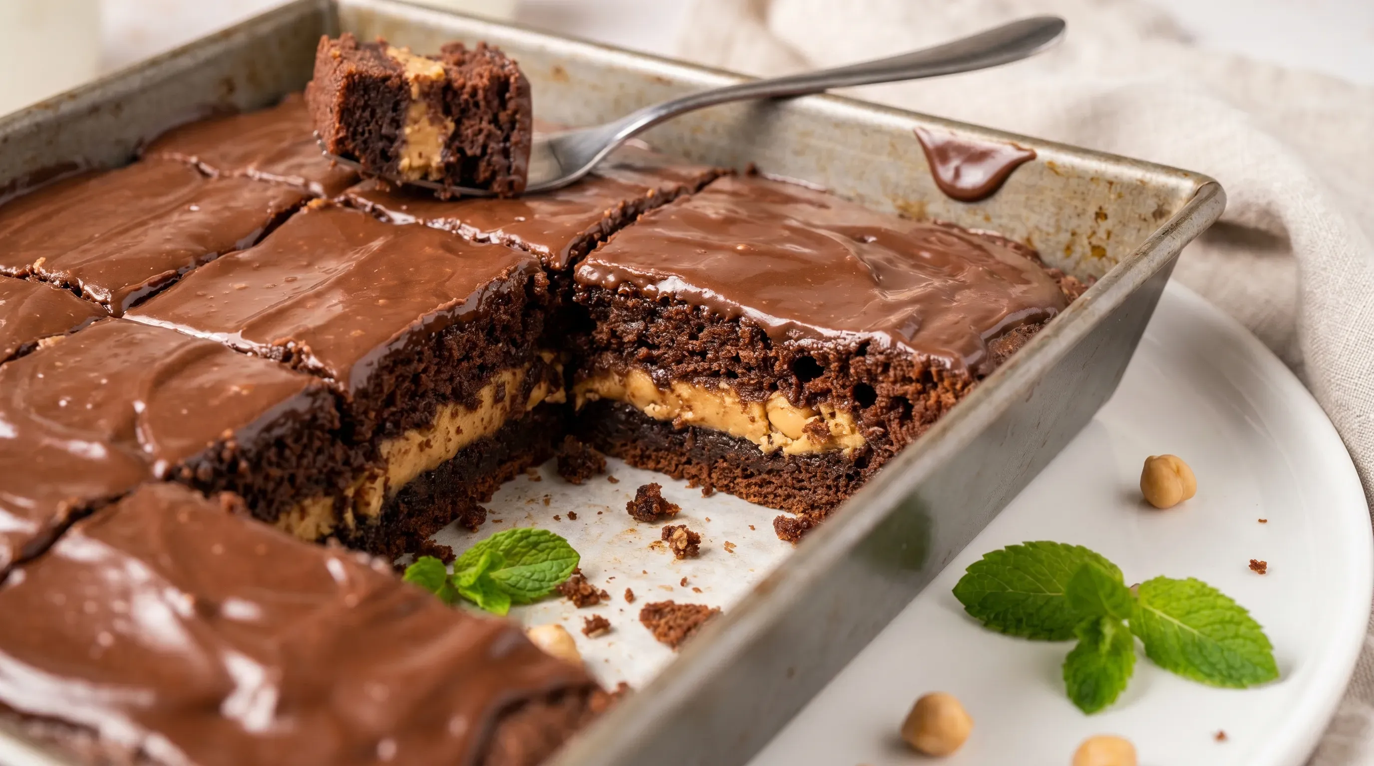 Kichererbsenbrownies
