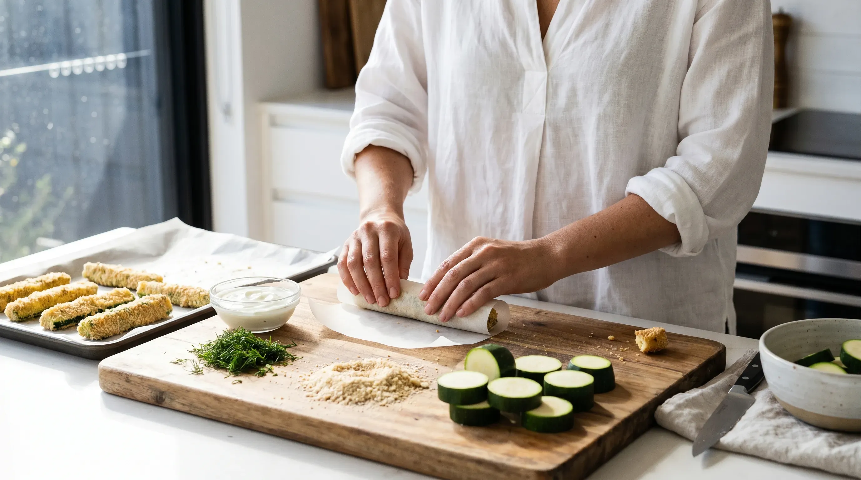 Knusprige Zucchini-Sticks