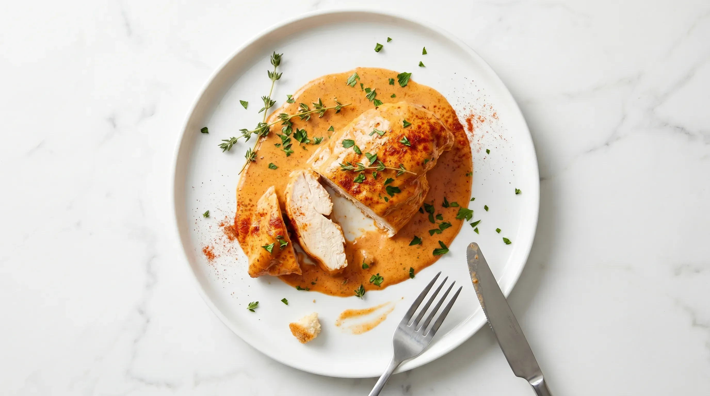 Köstlich cremige, würzige Paprika-Sauce