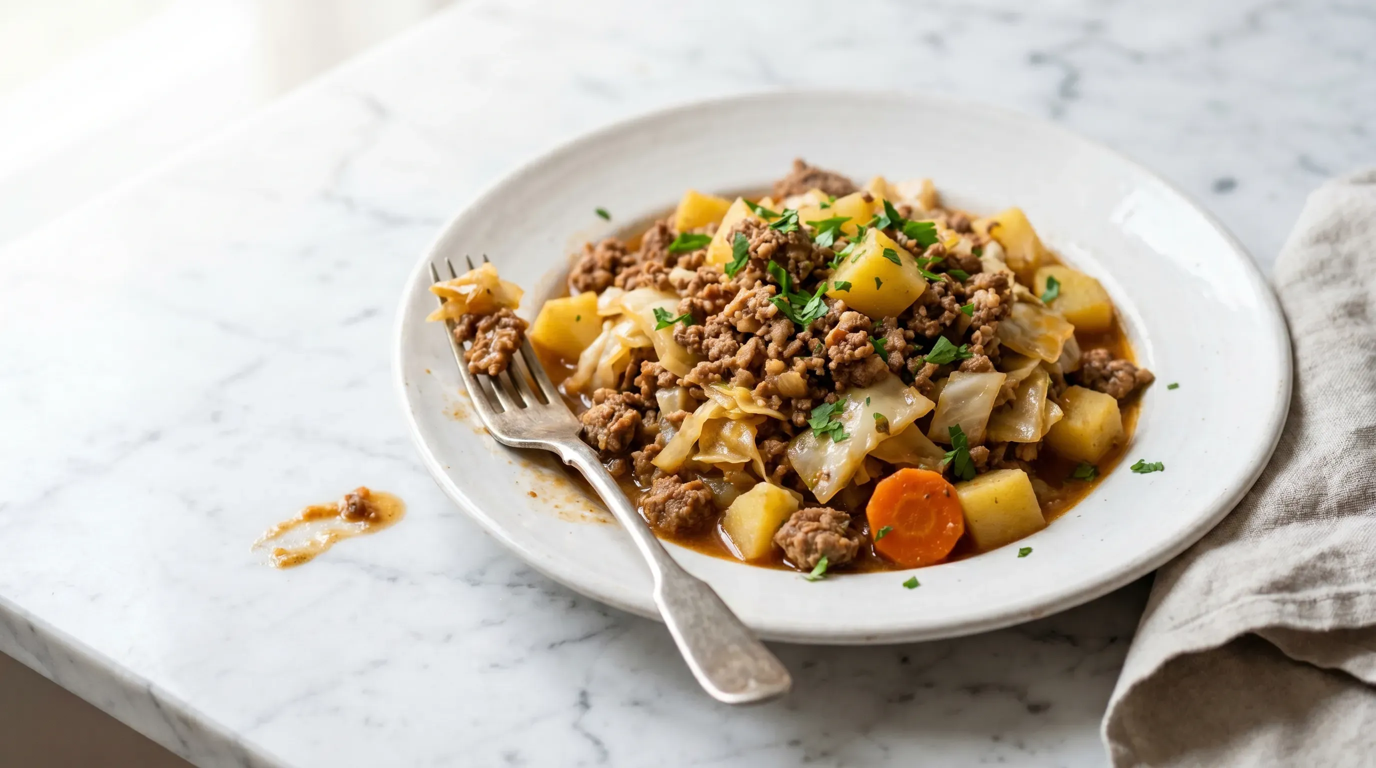 Kohl-Hackfleisch-Pfanne