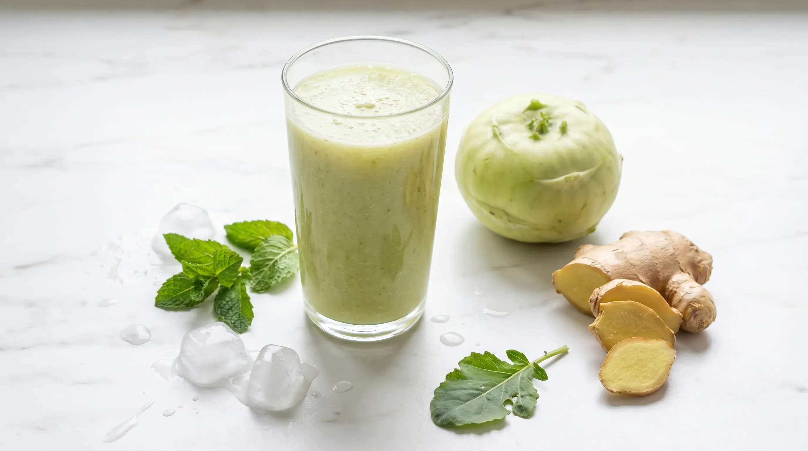 Kohlrabi-Ingwer-Smoothie
