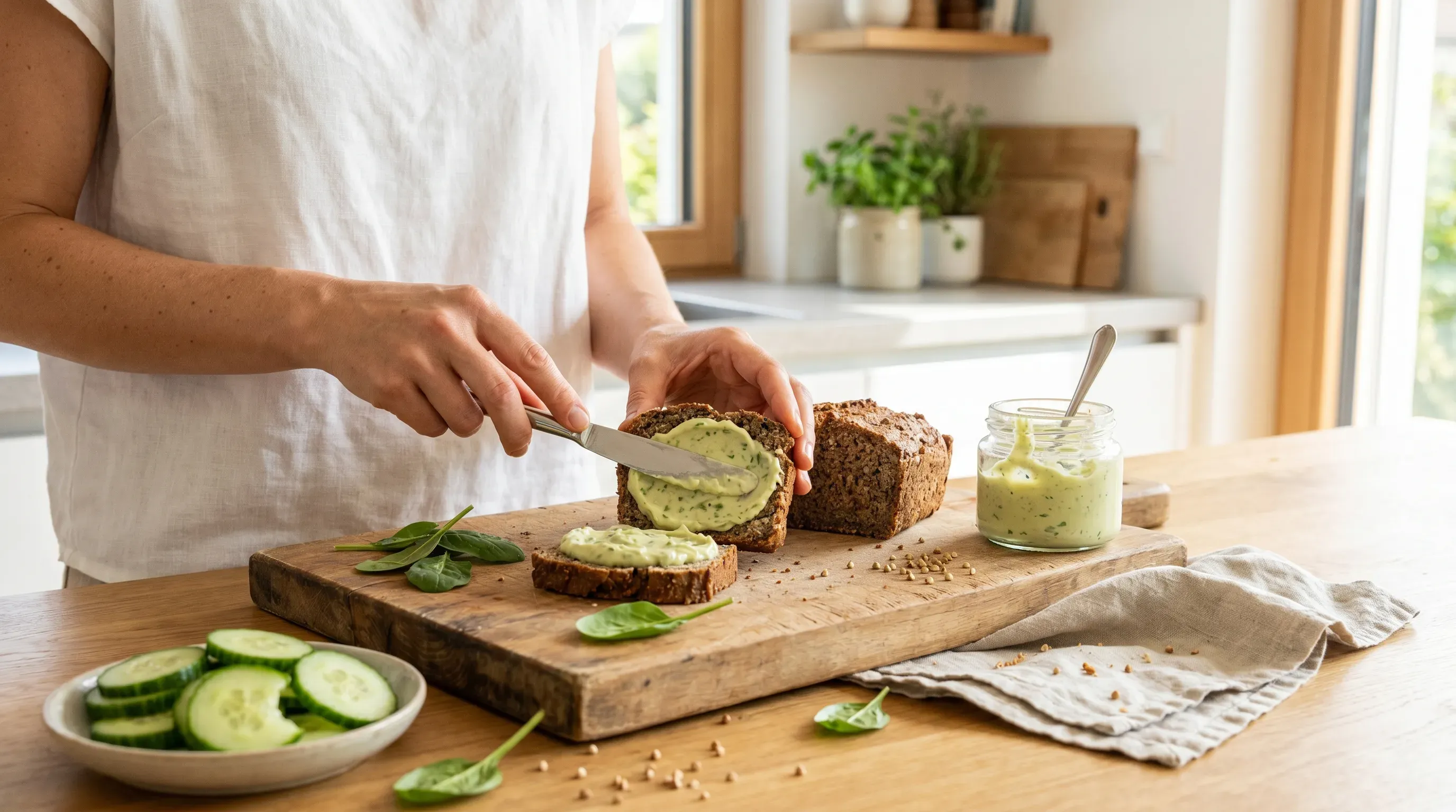 Kokos-Buchweizen-Brot