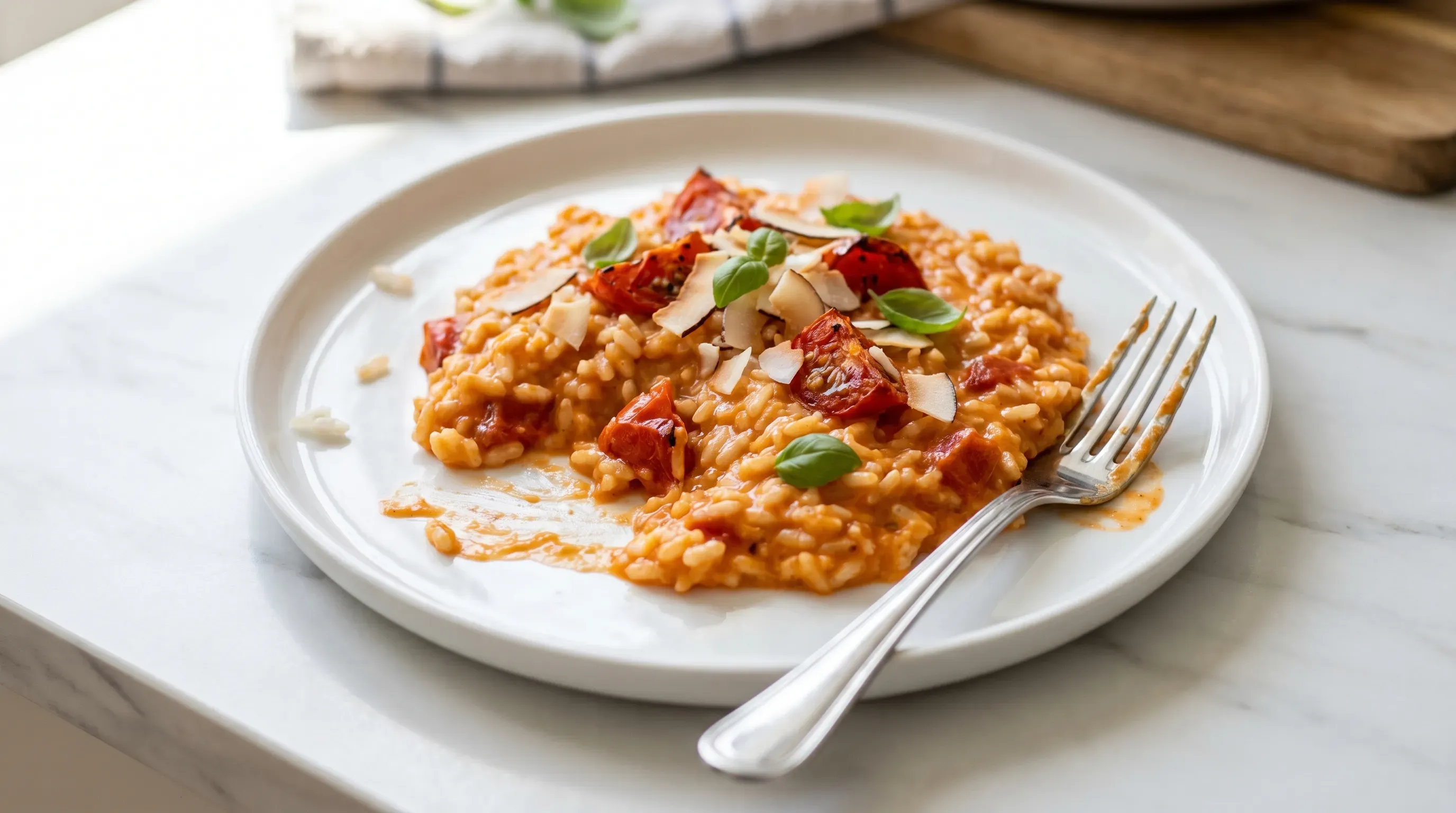 Kokos Tomaten Risotto