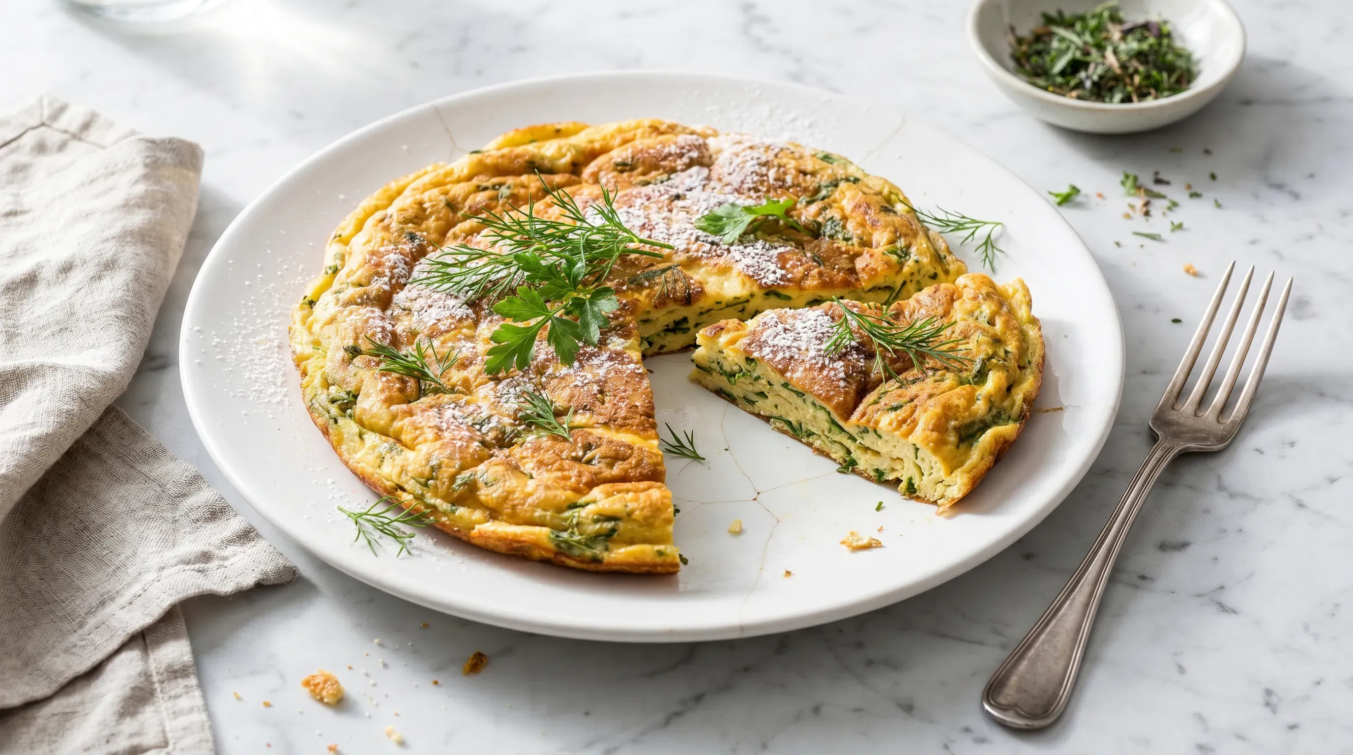 Kräuteromelette