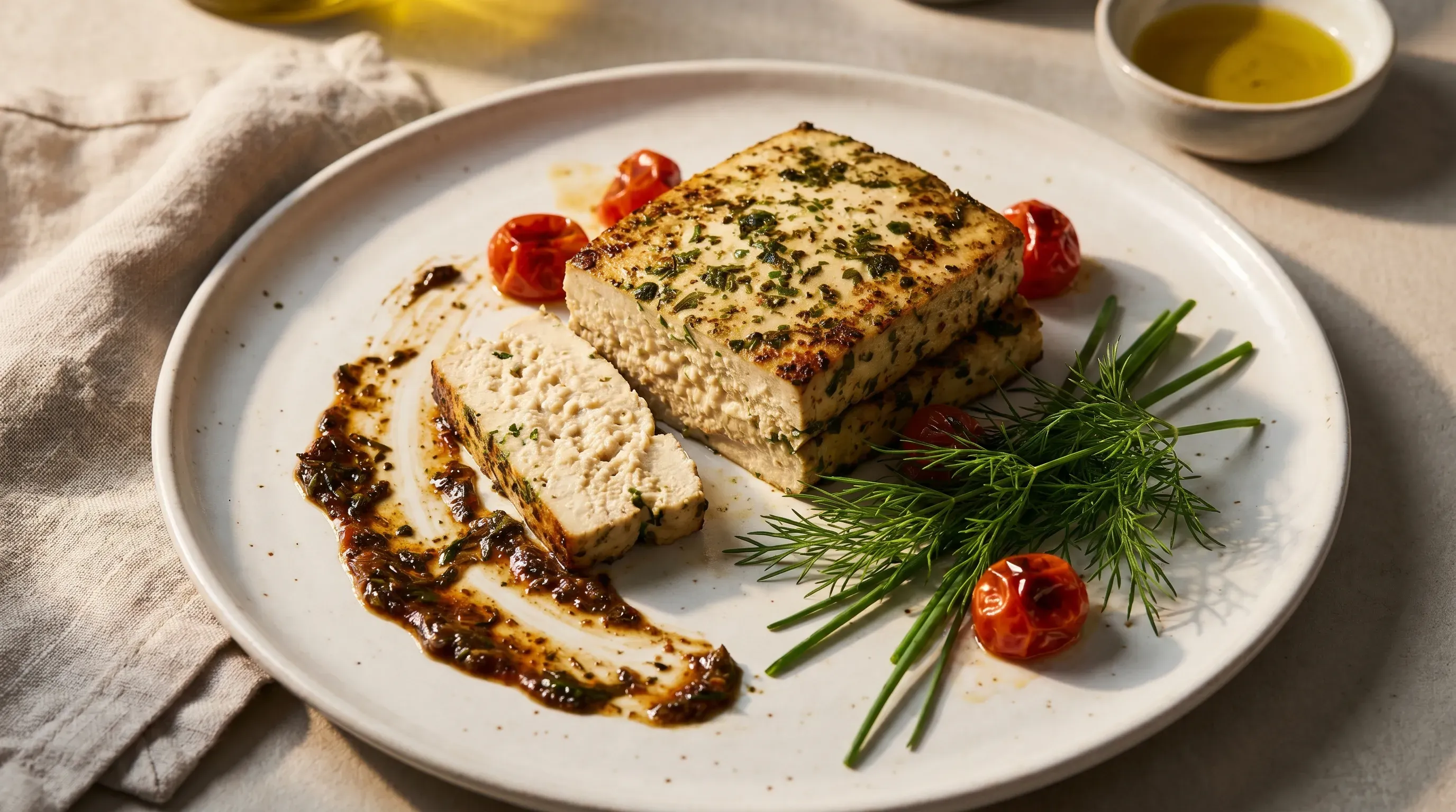 Kräutertofu