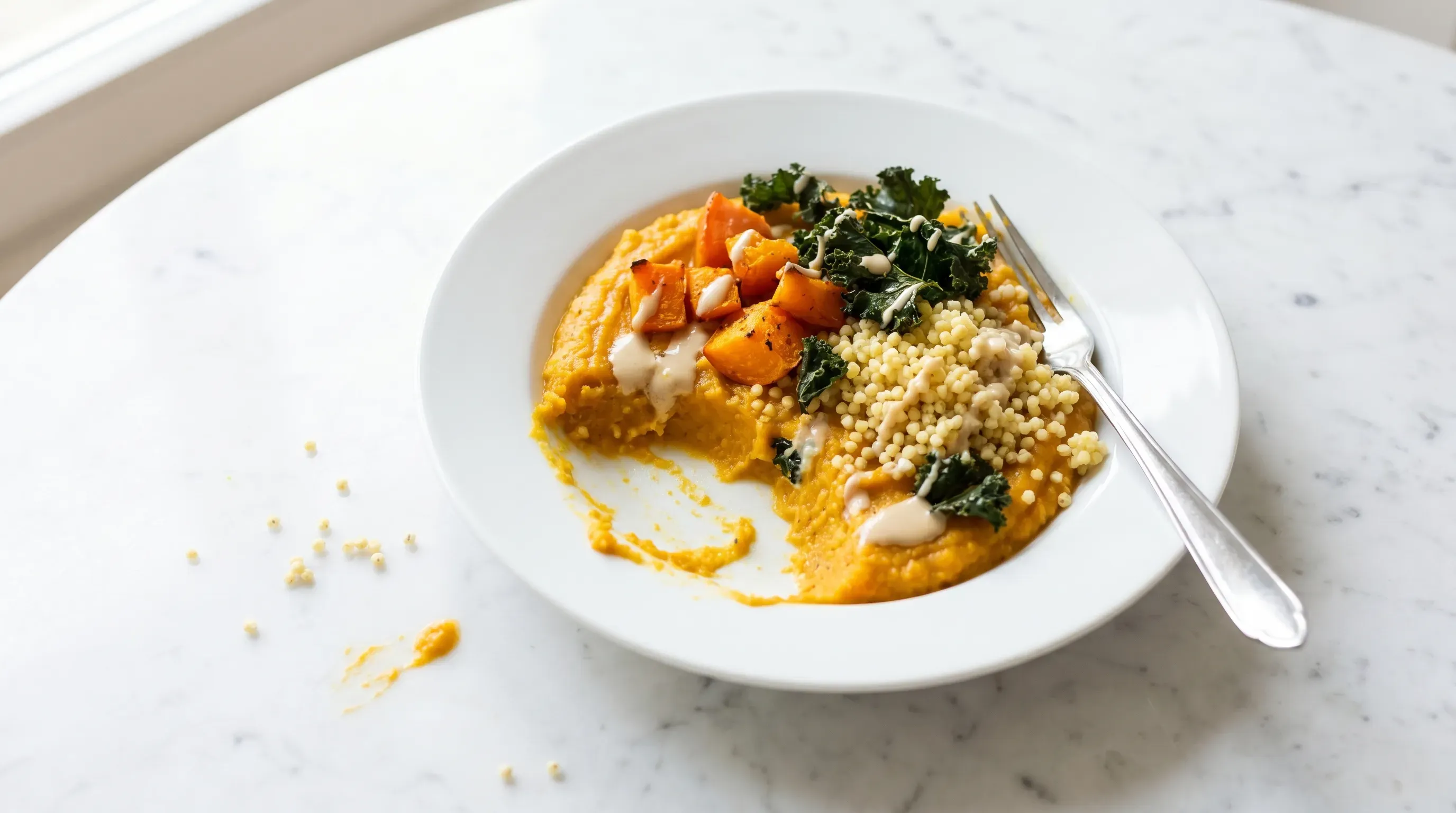 Kürbis-Hirse-Püreé – histaminarm & glutenfrei & vegan