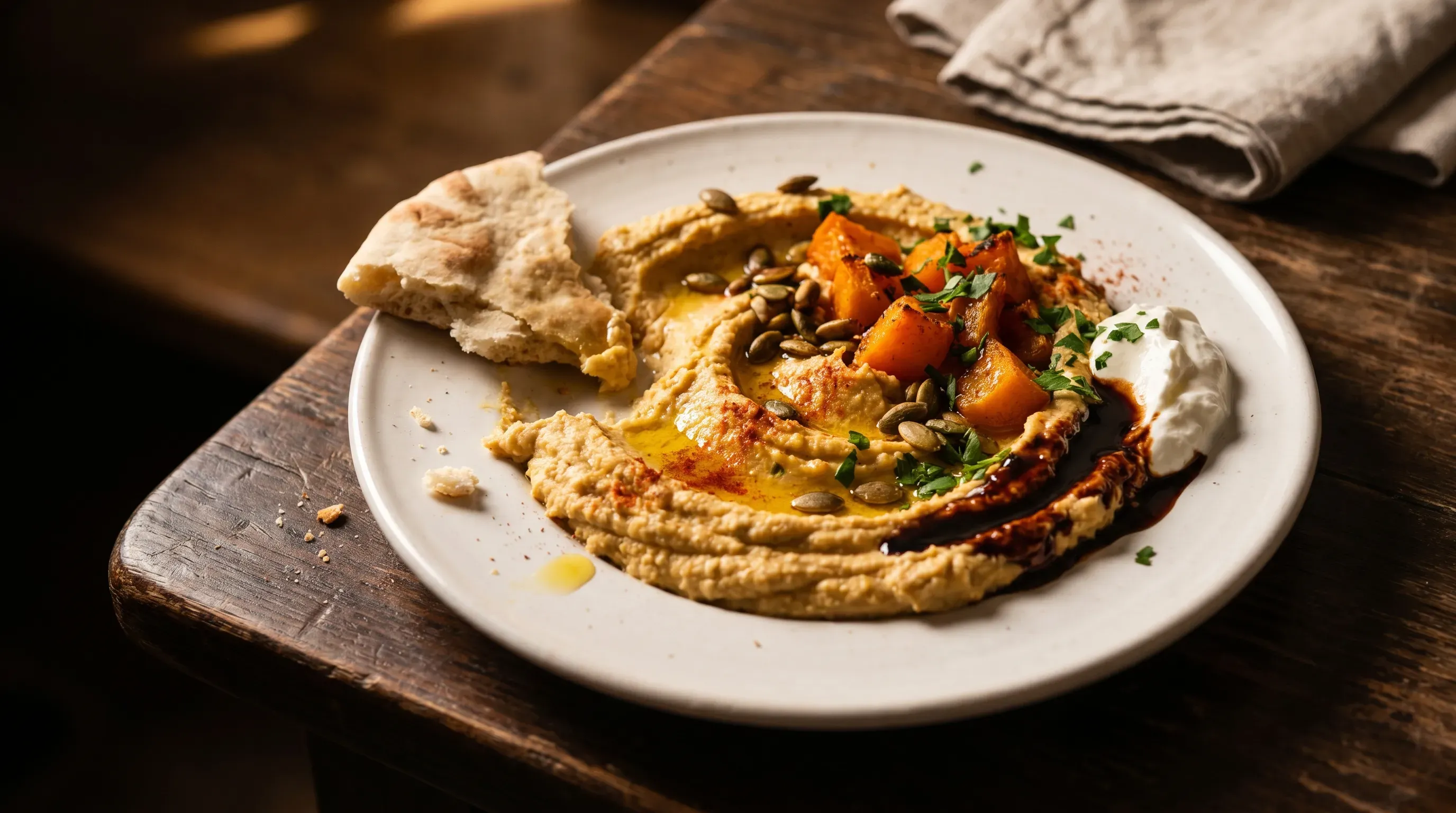Kürbis Hummus