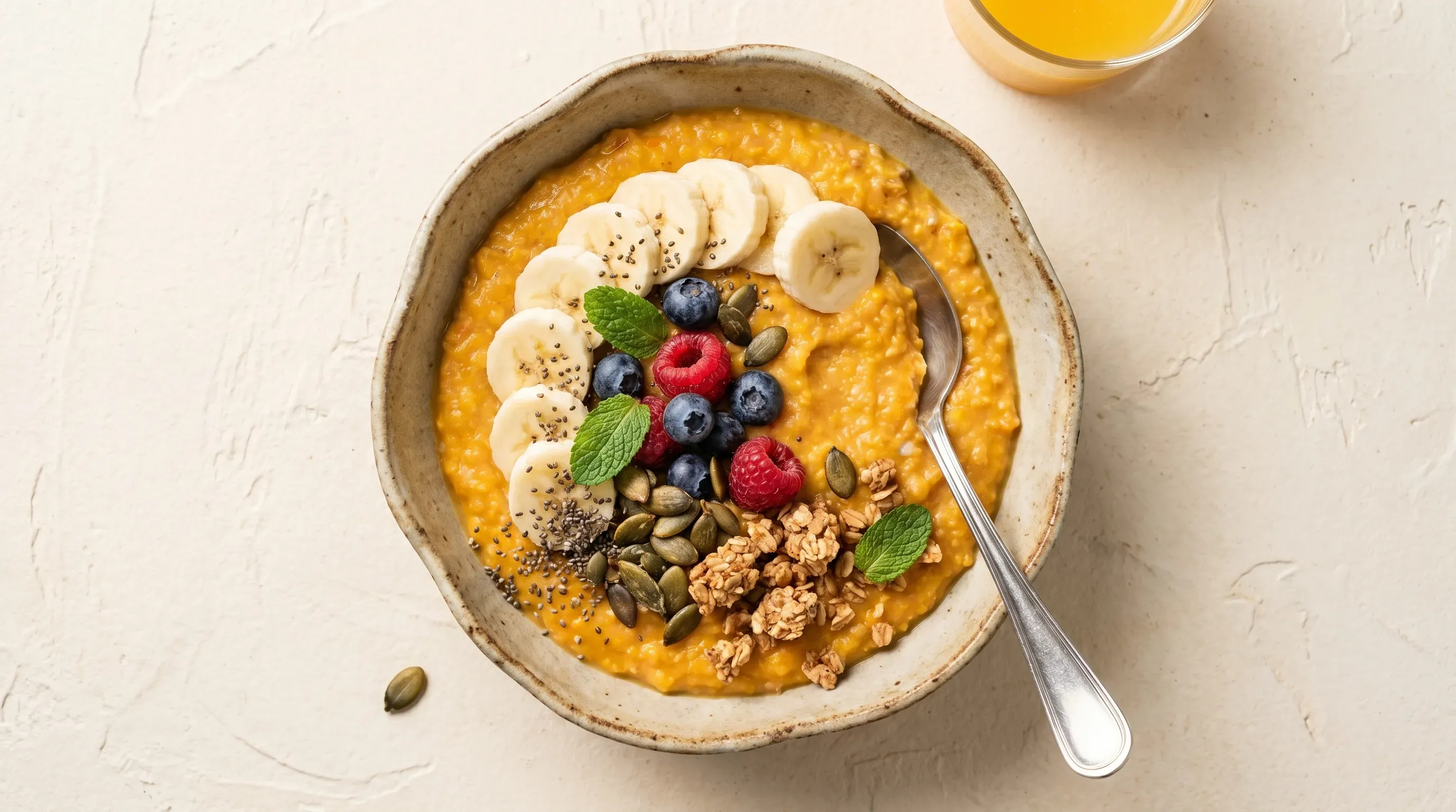 Kürbis Porridge – histaminarm & glutenfrei & vegan