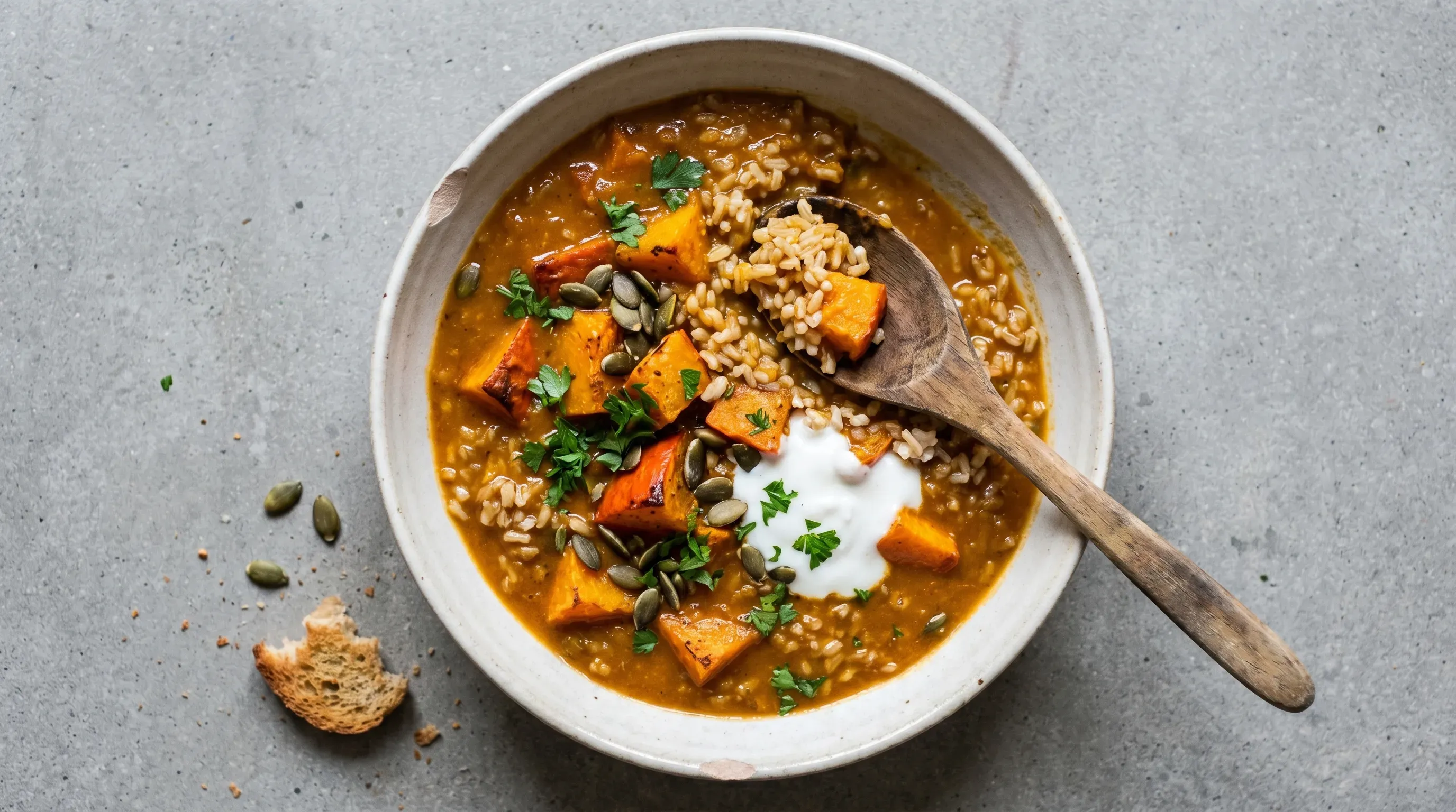 Kürbis-Reis-Gericht – histaminarm & glutenfrei & vegan