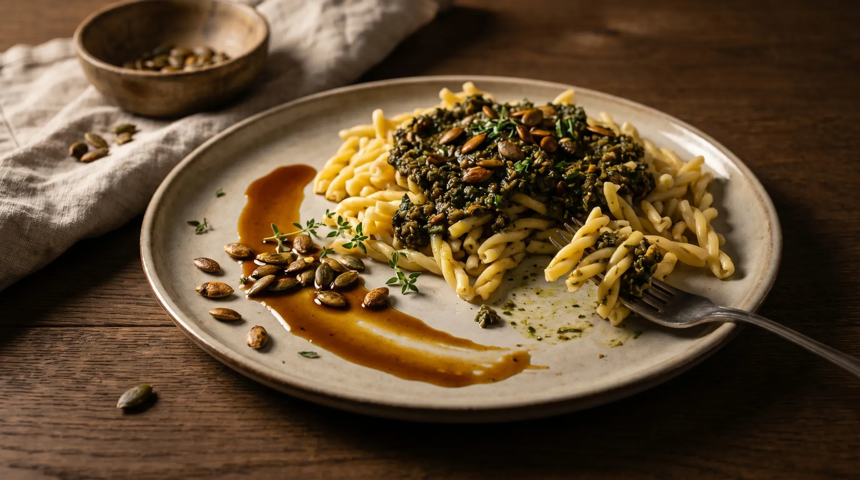 Kürbiskern-Kräuterpesto