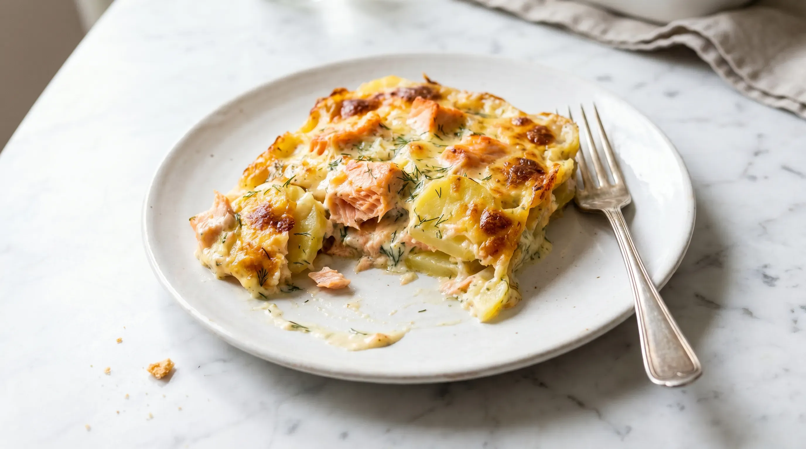 Lachs-Kartoffel-Gratin – histaminarm