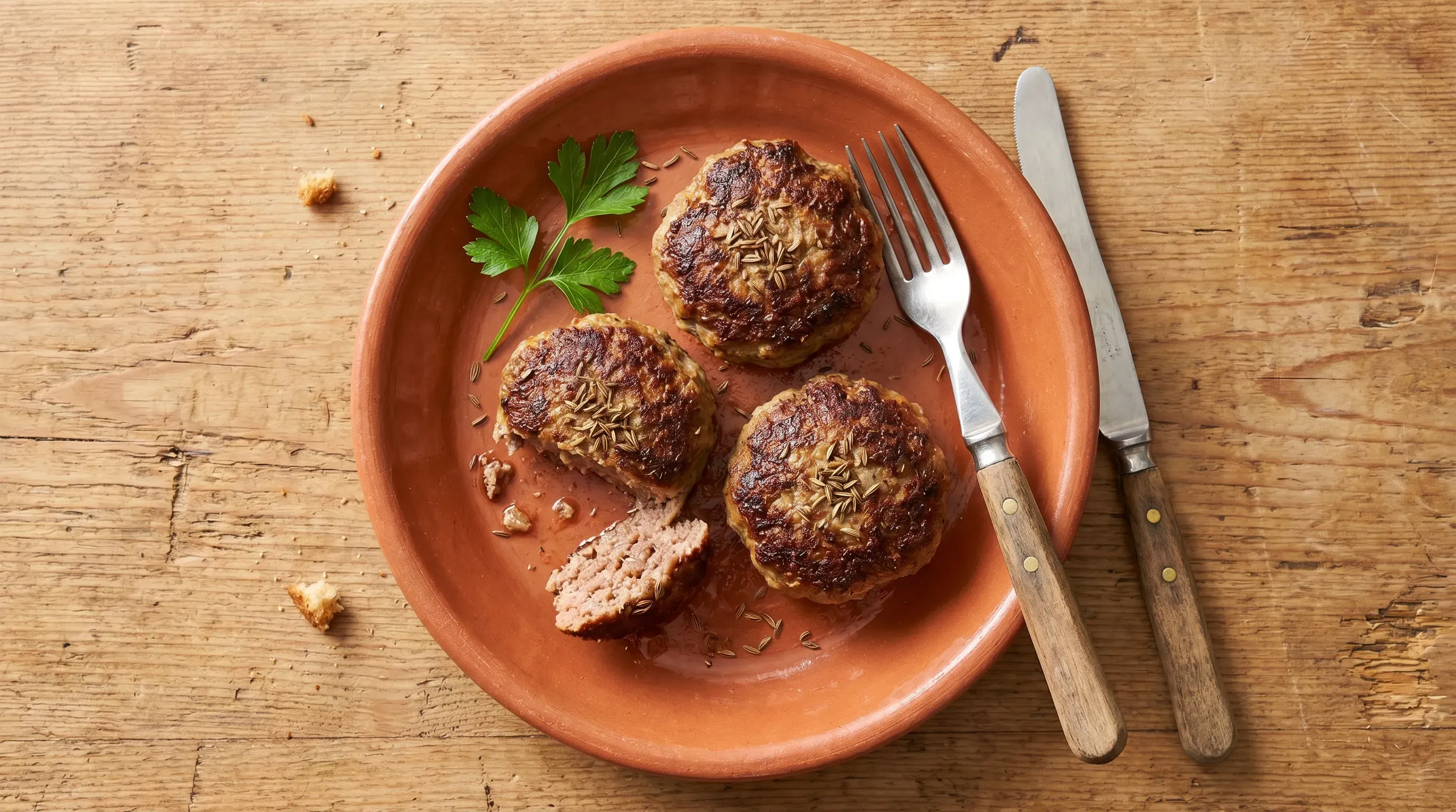 Lamm-Frikadellen mit Kreuzkümmel