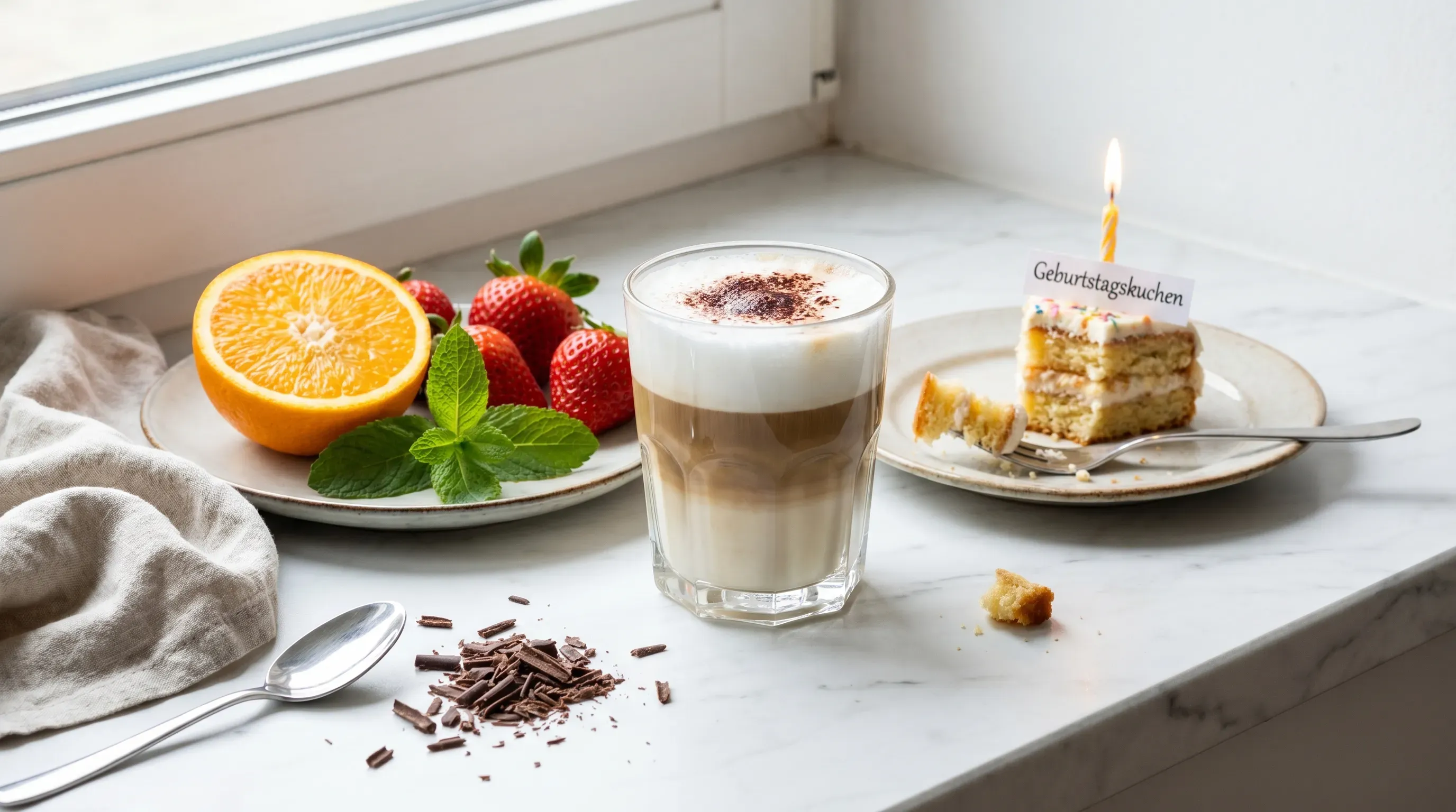 Last but not least: Kaffee und Geburtstagskuchen