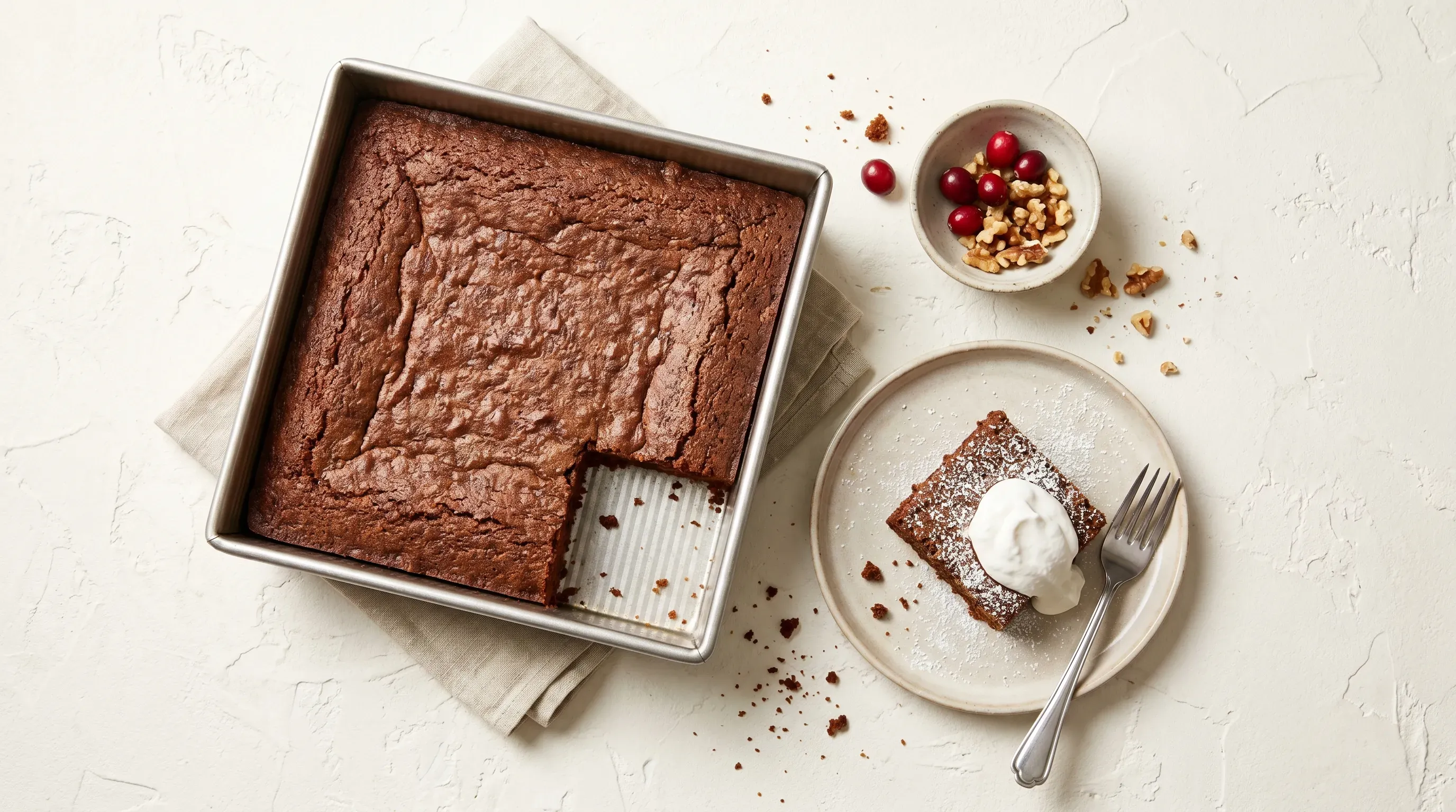 Lebkuchen Brownies – vegan & laktosefrei & histaminarm
