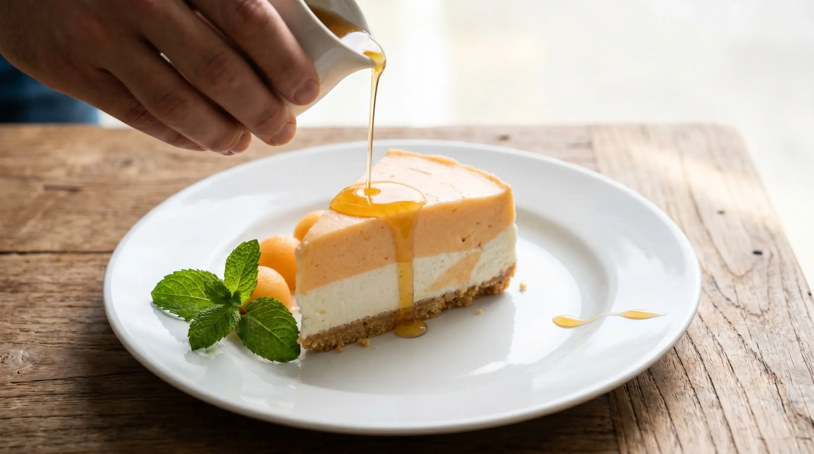 Leichte Melonen Quark Creme