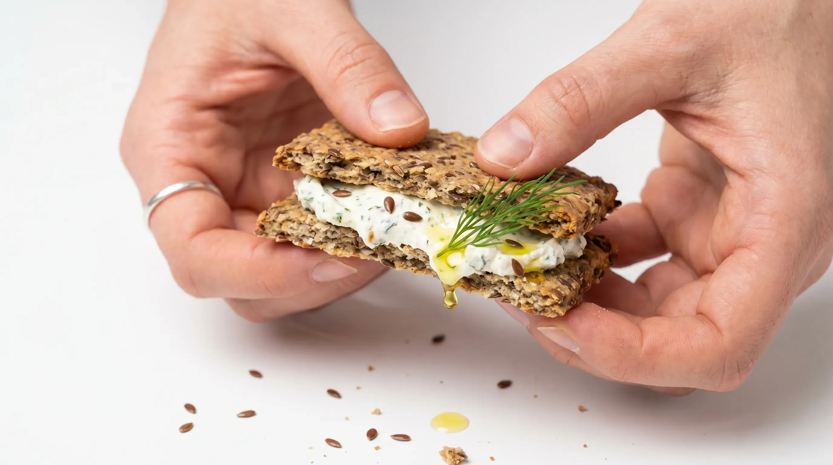 Leinsamen Cracker