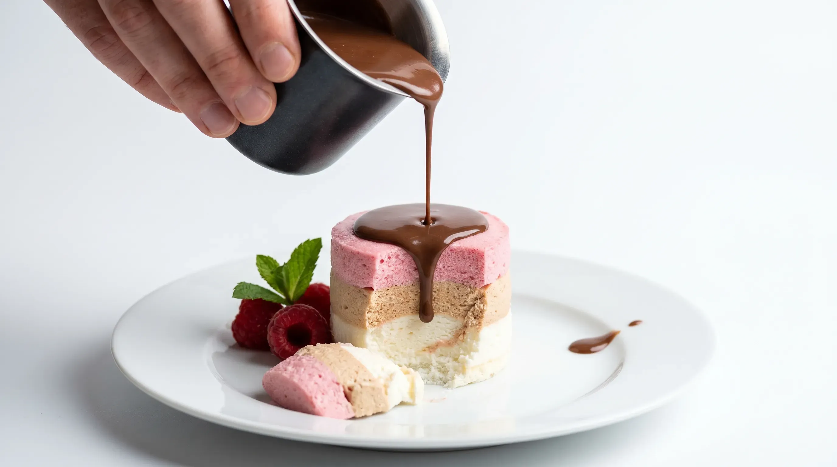 Luftiges Proteinmousse