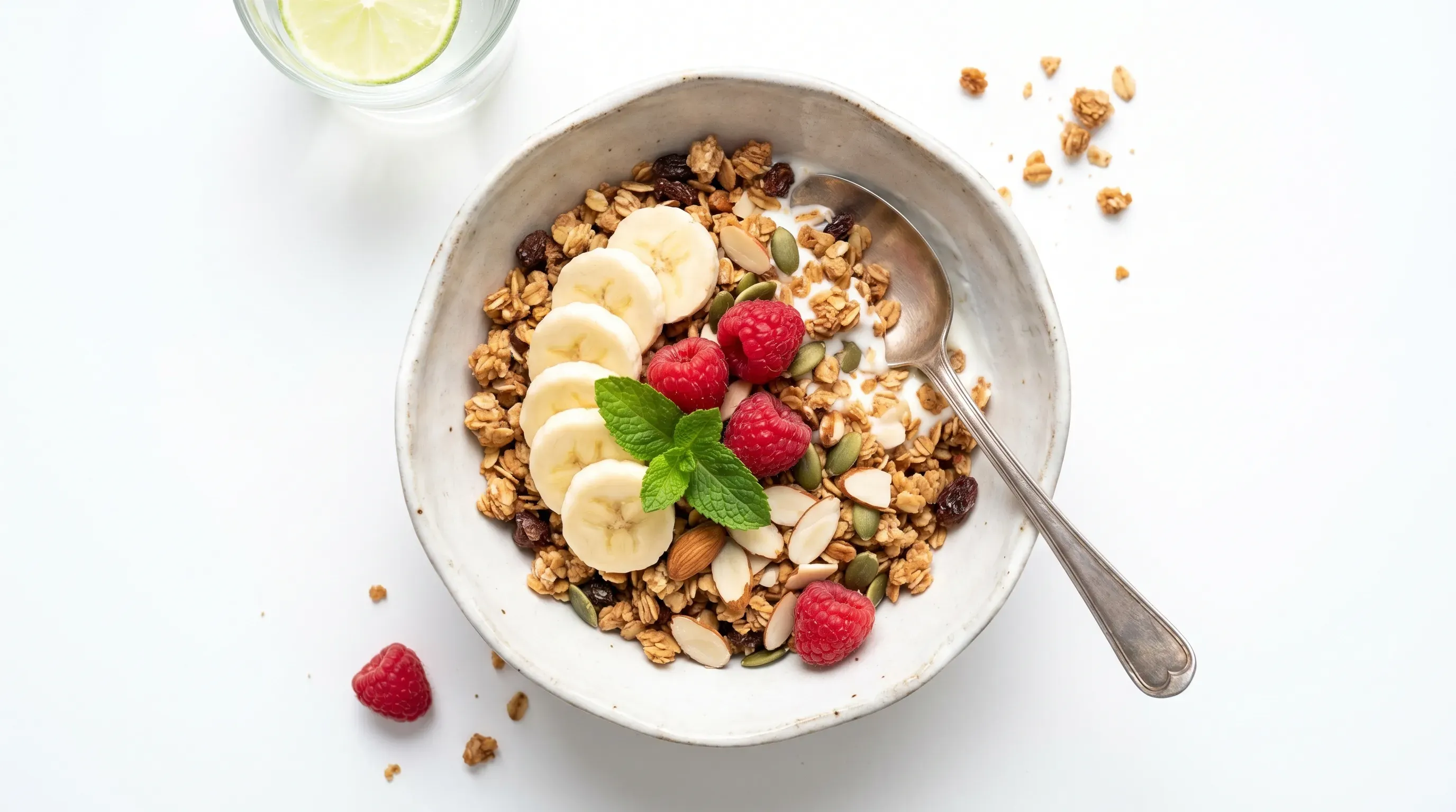 Mandel-Rosinen-Granola
