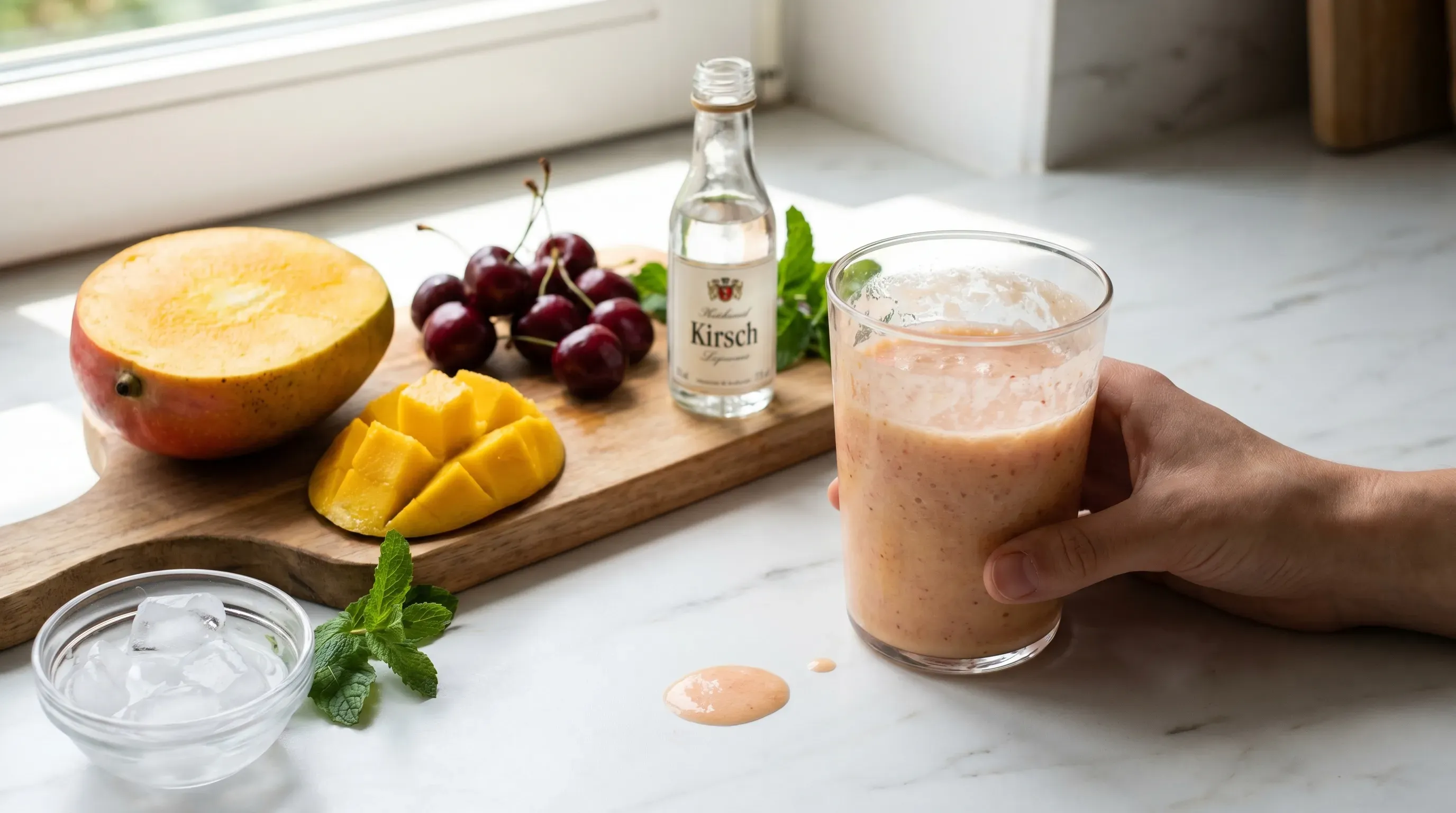 Mango-Kirsch-Smoothie