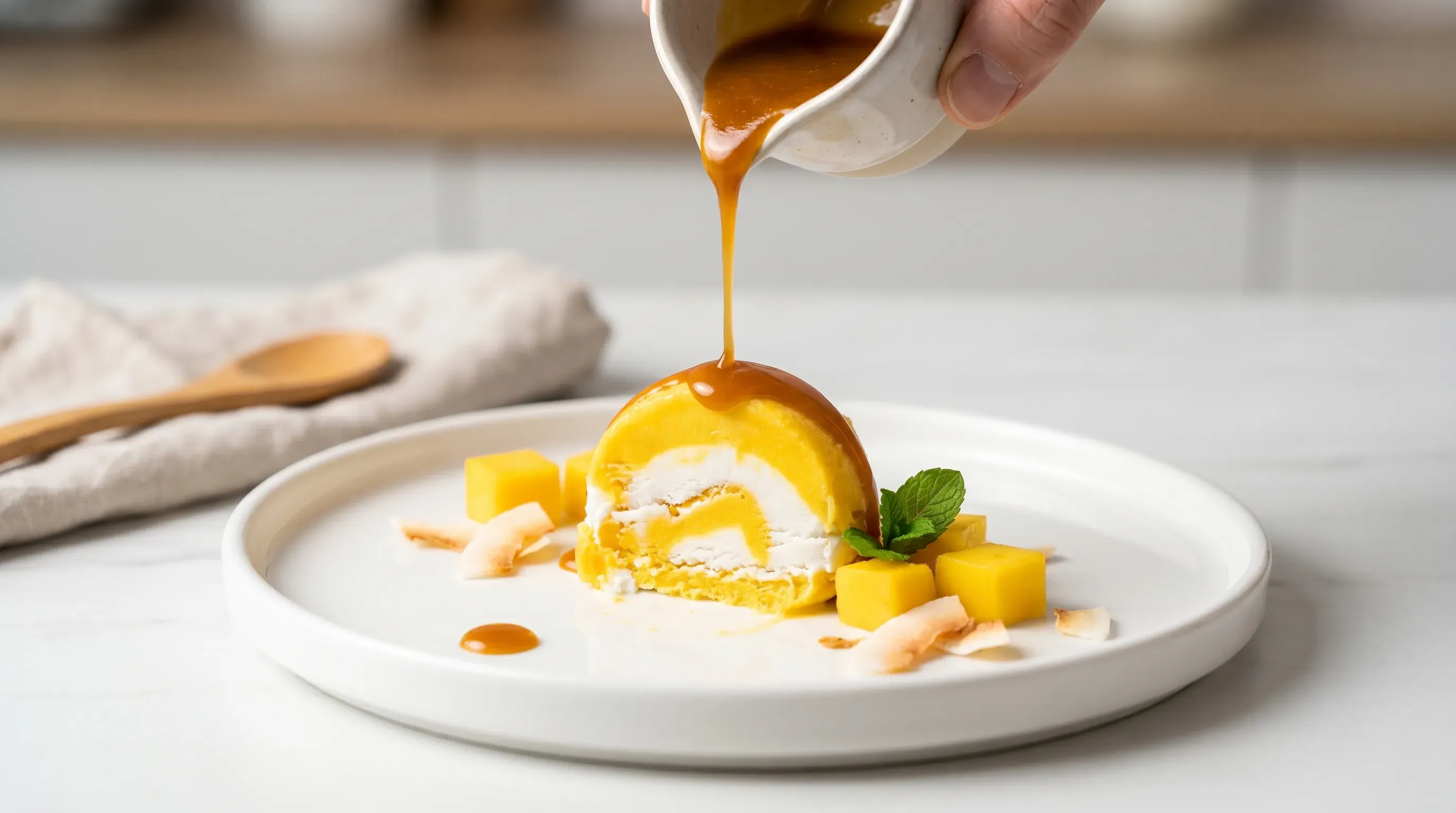 Mango-Kokos-Eis
