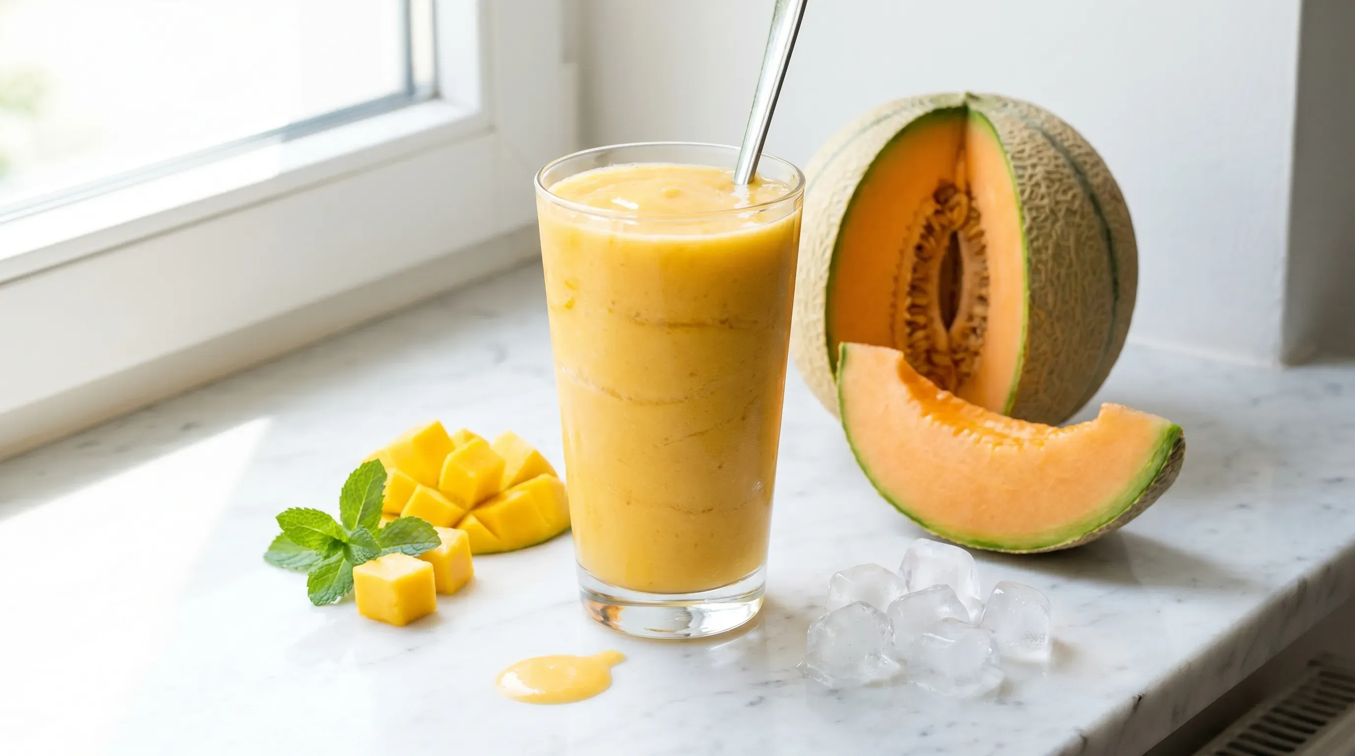 Mango-Melonen-Smoothie