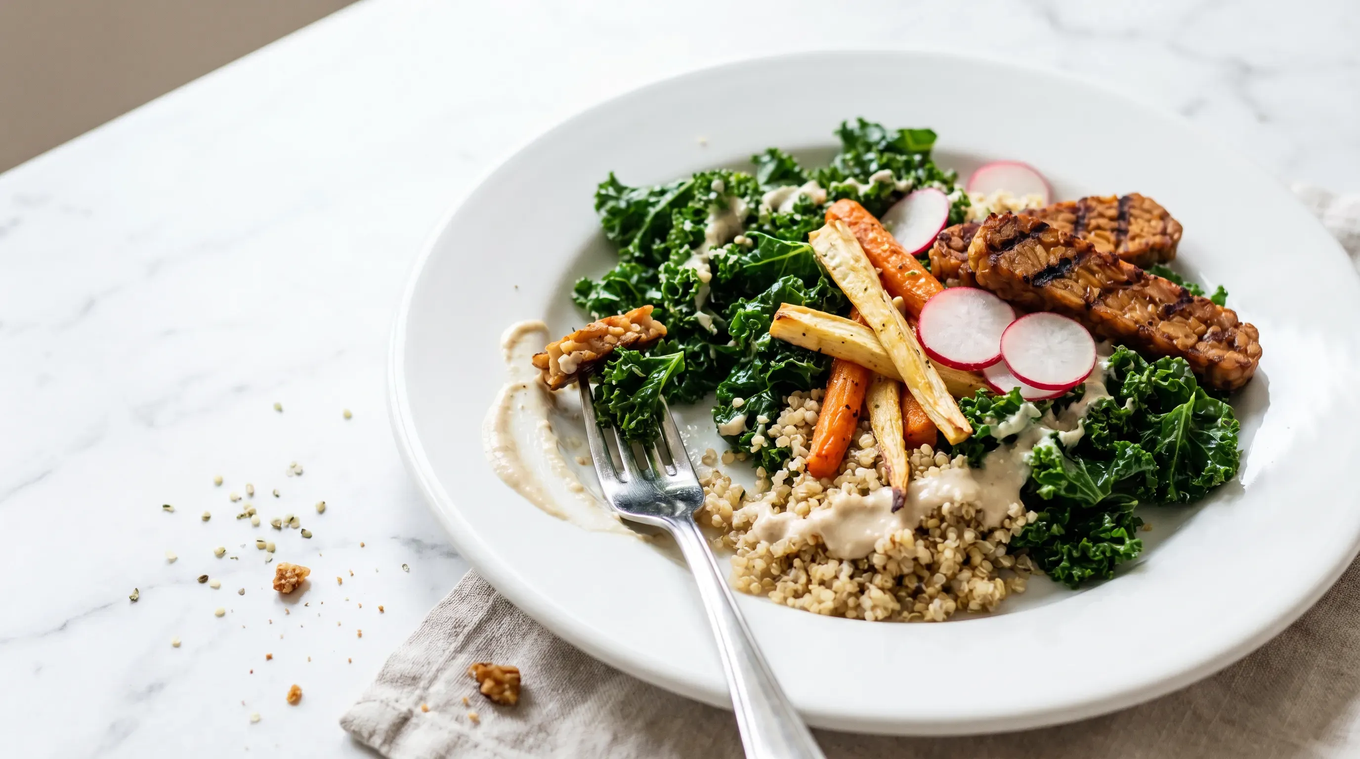 Massierter Grünkohl – histaminarm & glutenfrei & vegan