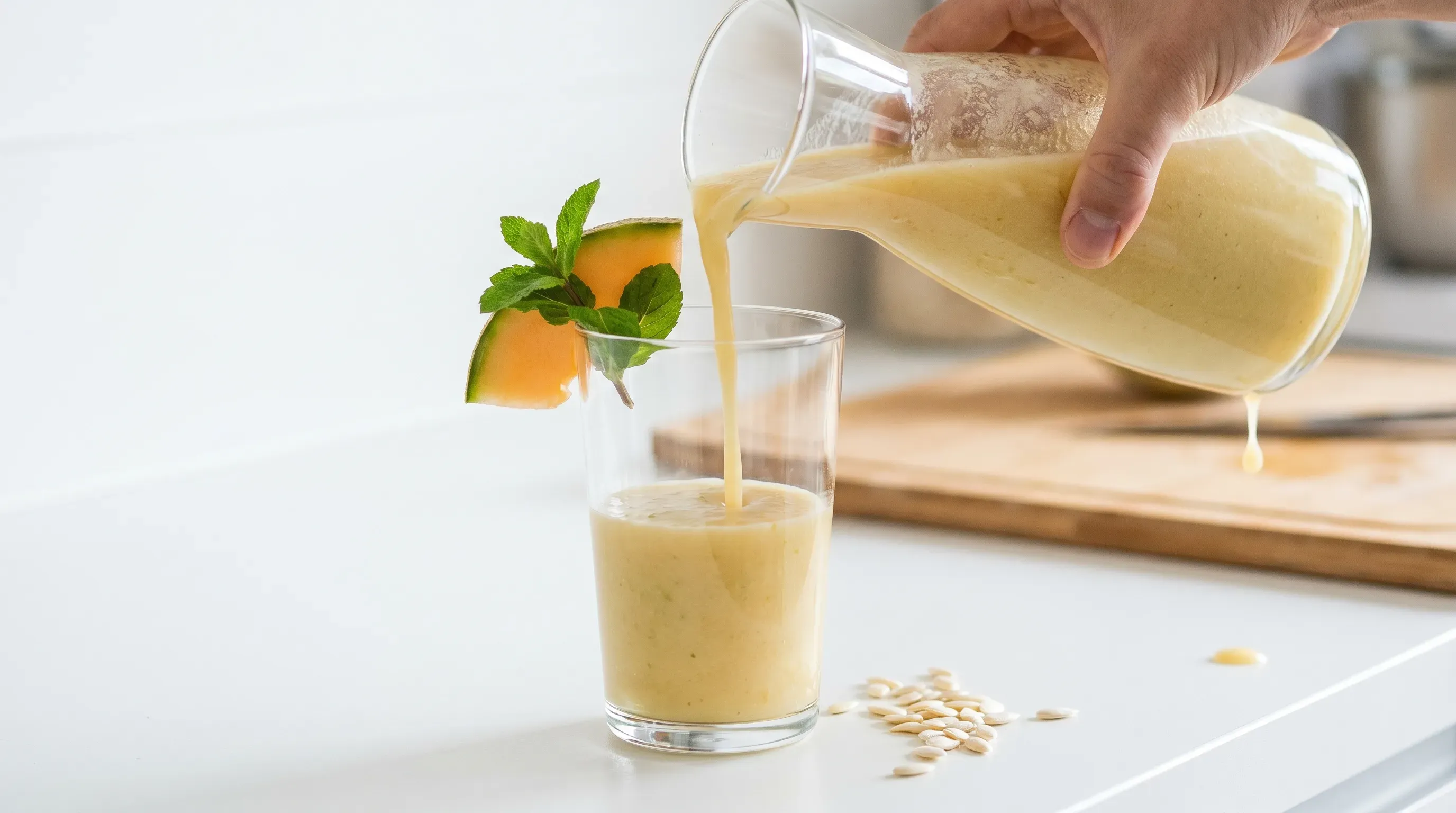 Melonen-Kokos-Shake