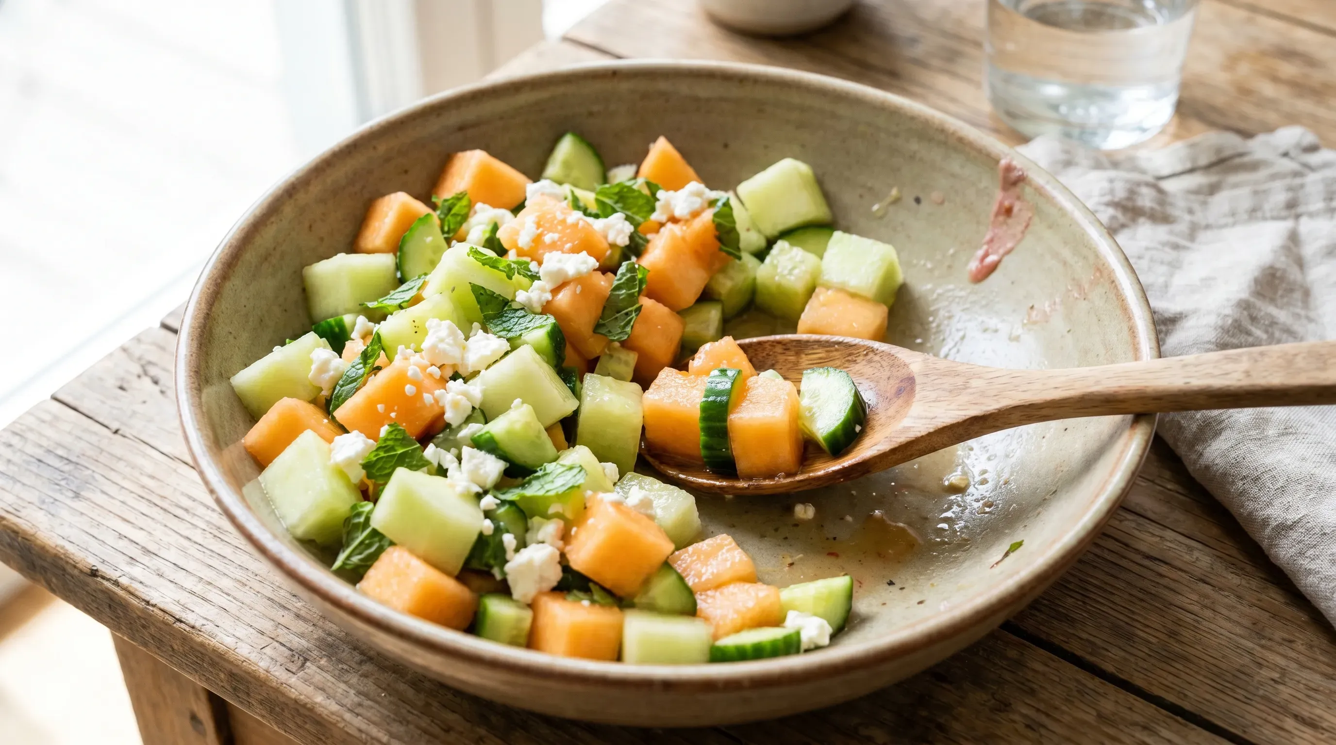 Melonensalat – histaminarm & glutenfrei & vegetarisch