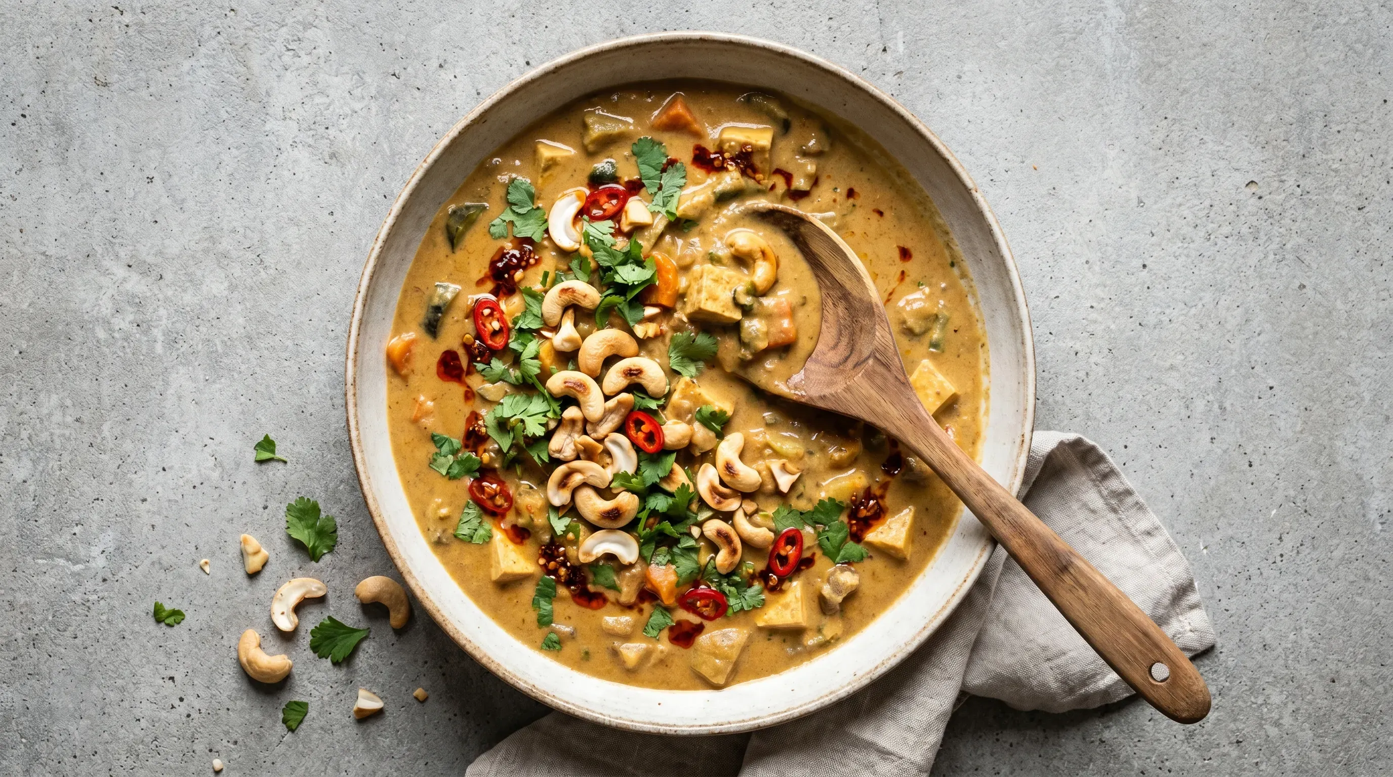 Milch aus Cashew-Kernen