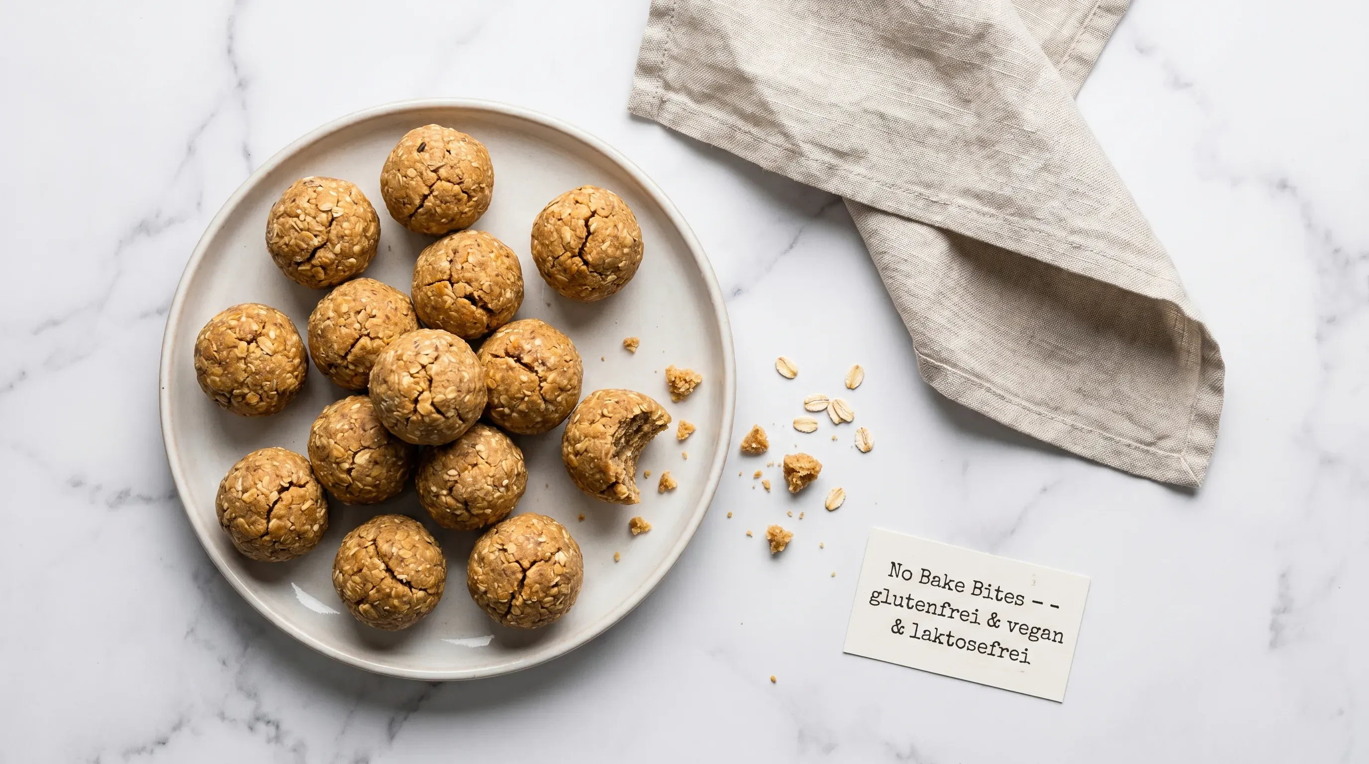No Bake Bites – glutenfrei & vegan & laktosefrei