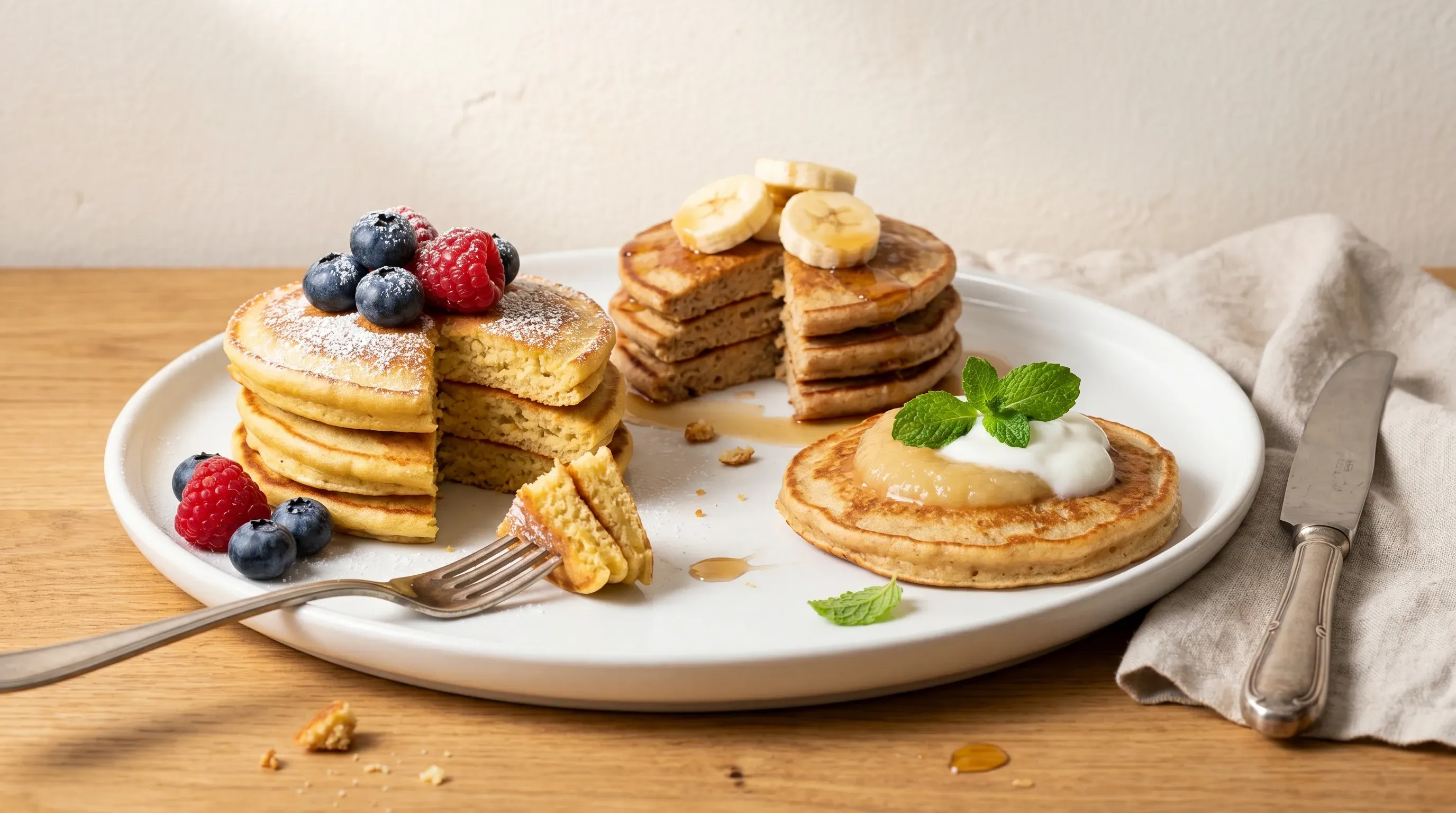 Pancakes 3 Ways – histaminarm & glutenfrei & vegan