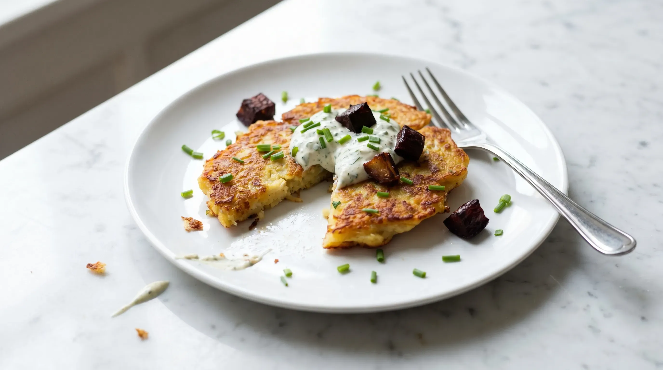 Pastinaken Kartoffeln Puffer