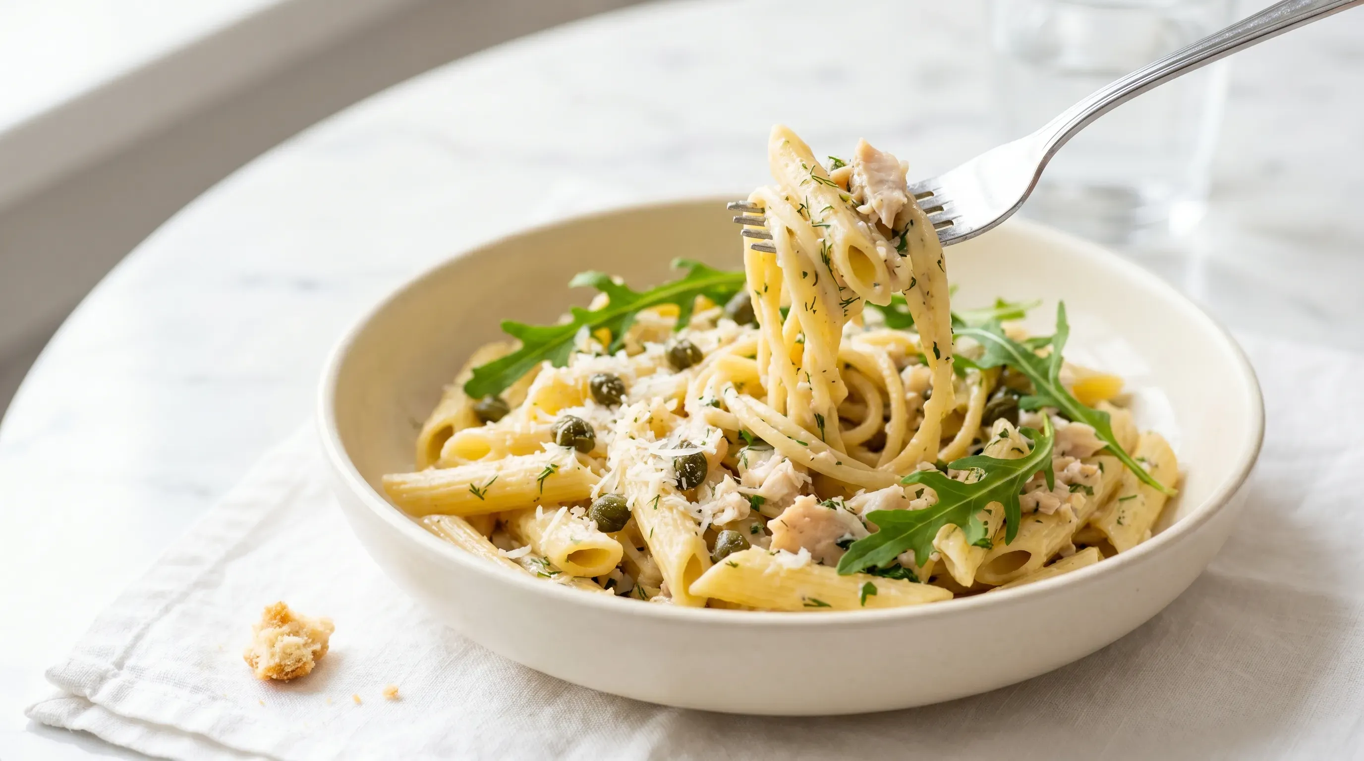 Penne mit Zander – histaminarm & glutenfrei