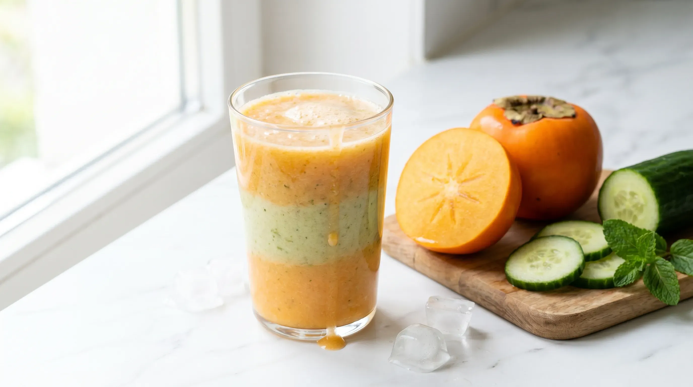 Persimone-Gurke-Smoothie