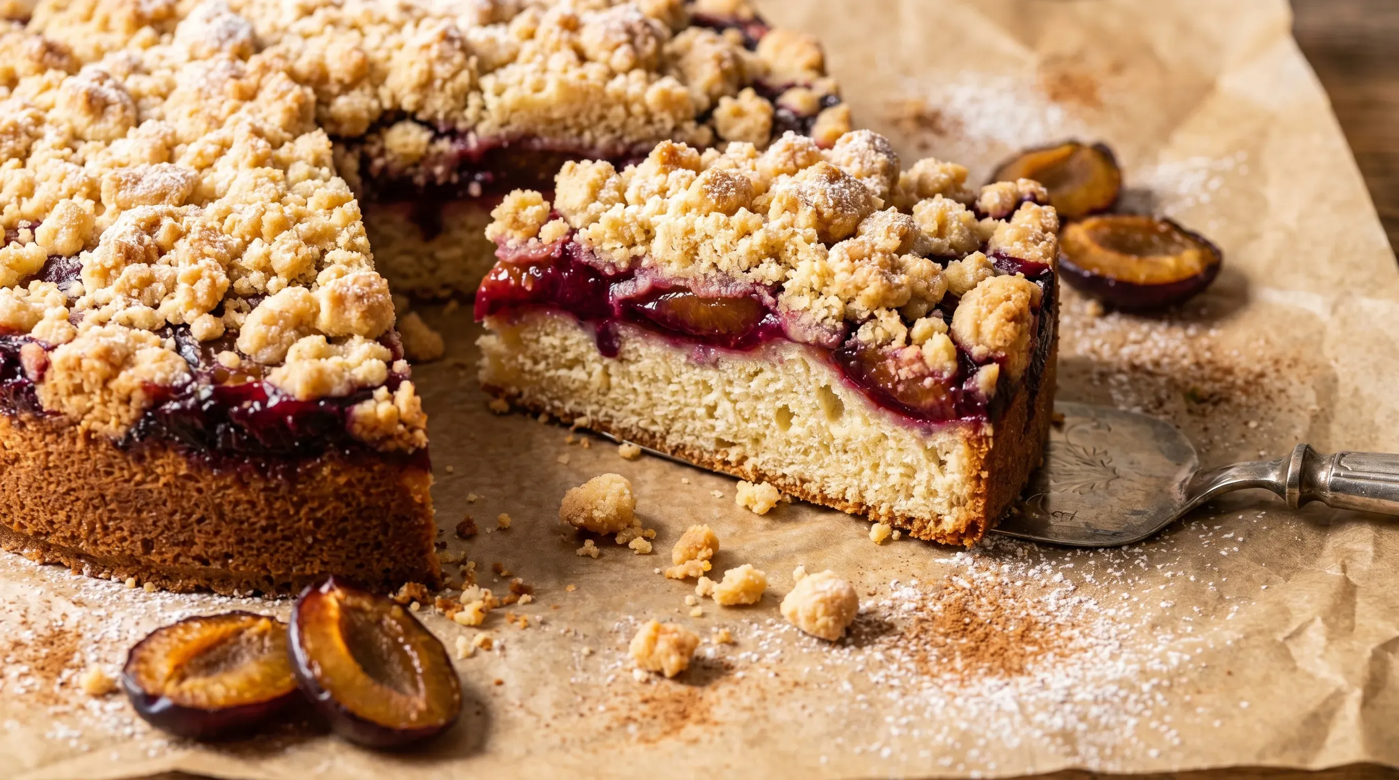 Pflaumen Streuselkuchen