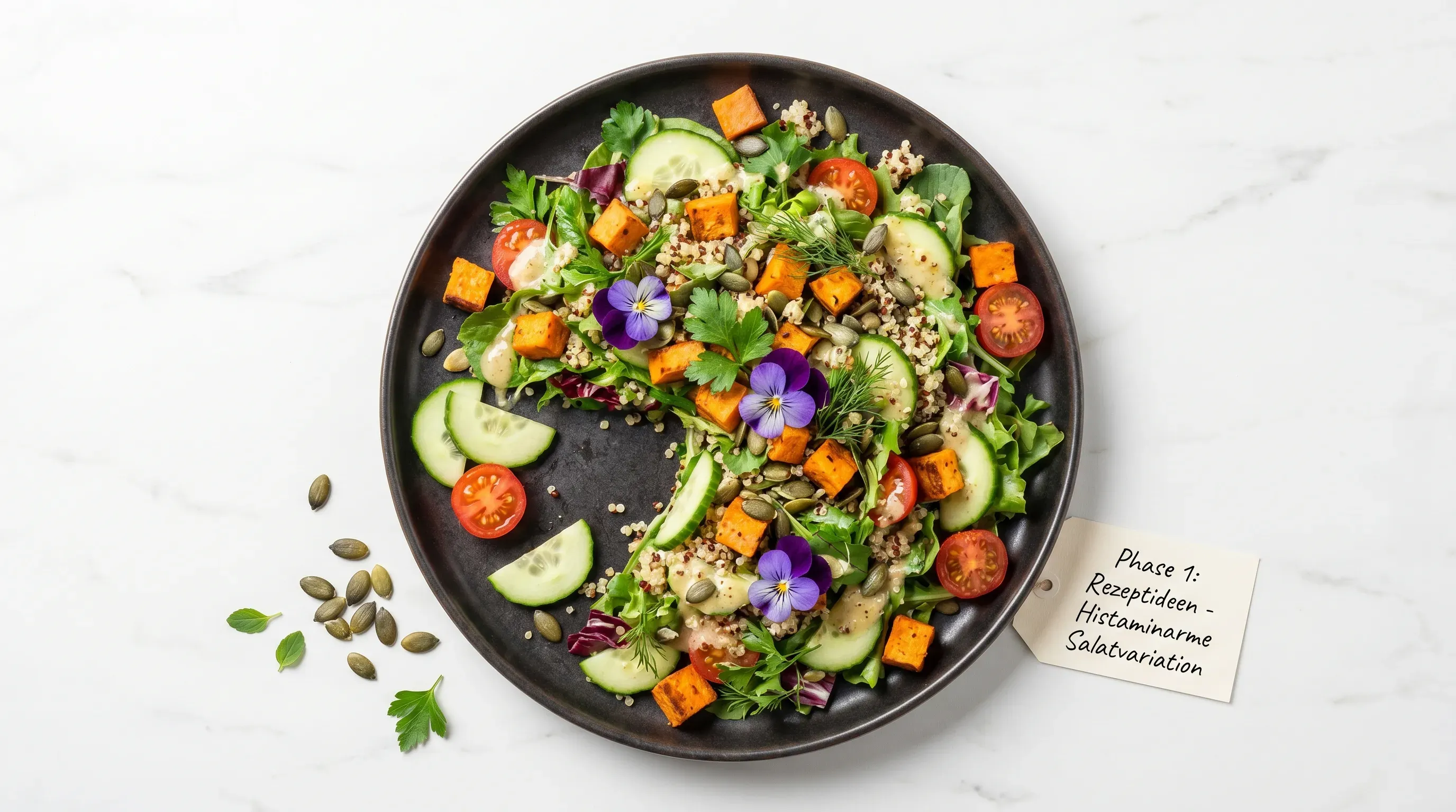 Phase 1: Rezeptideen - Histaminarme Salatvariation