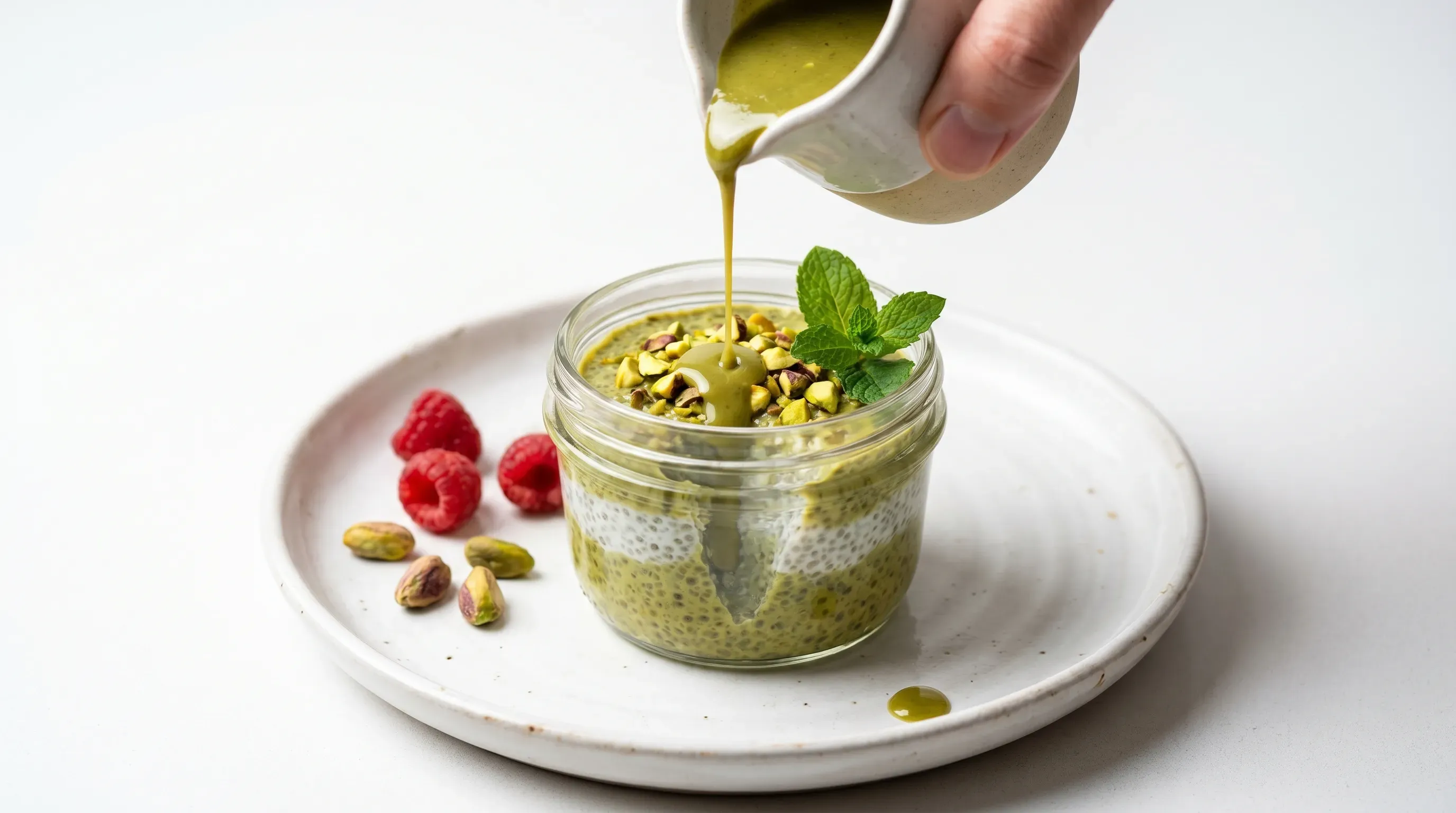 Pistazien Chia Pudding